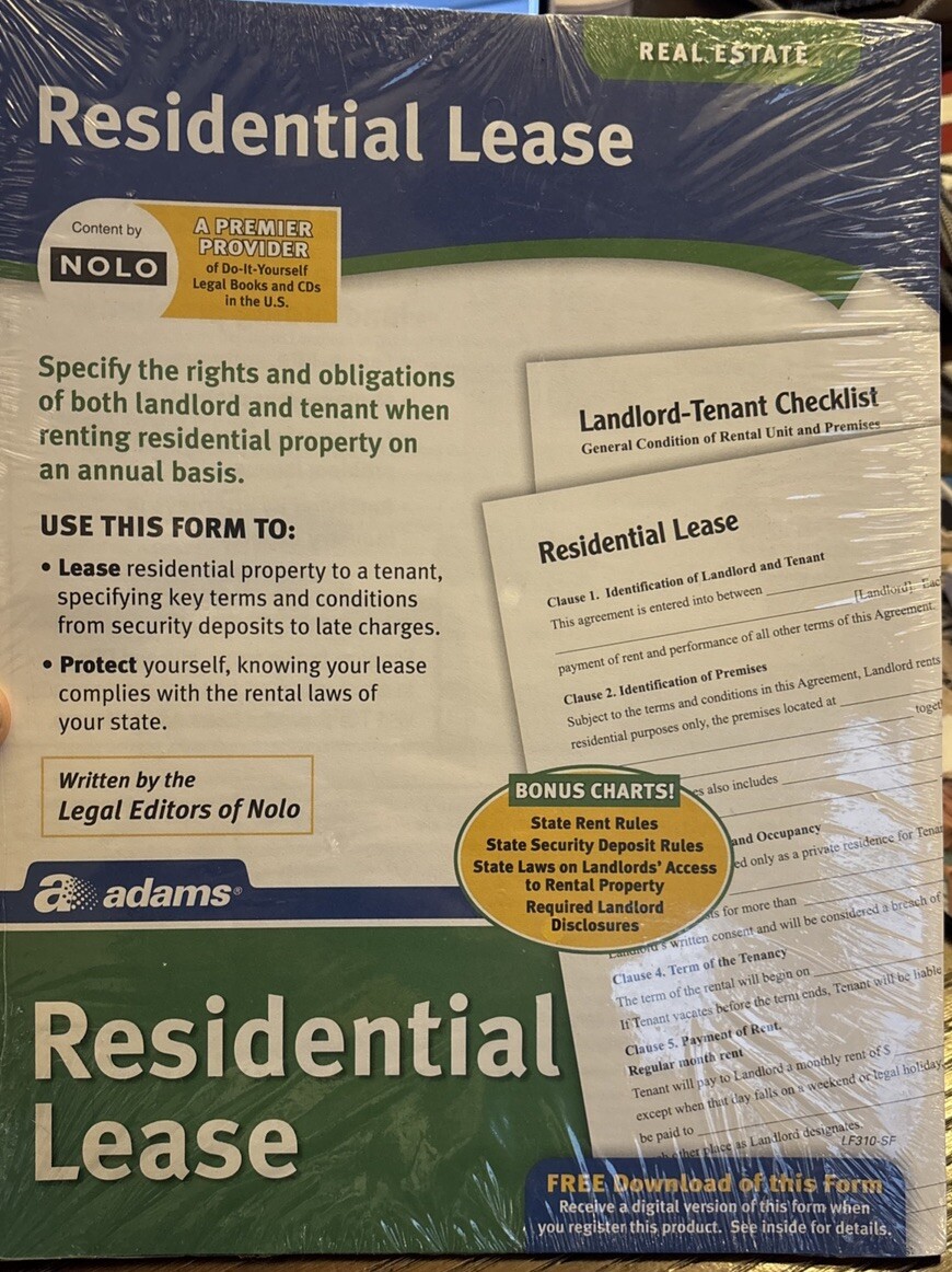 Adams Carbonless Rental Applications 8.5″ x 11″ 4 Sets/Book (LF310)