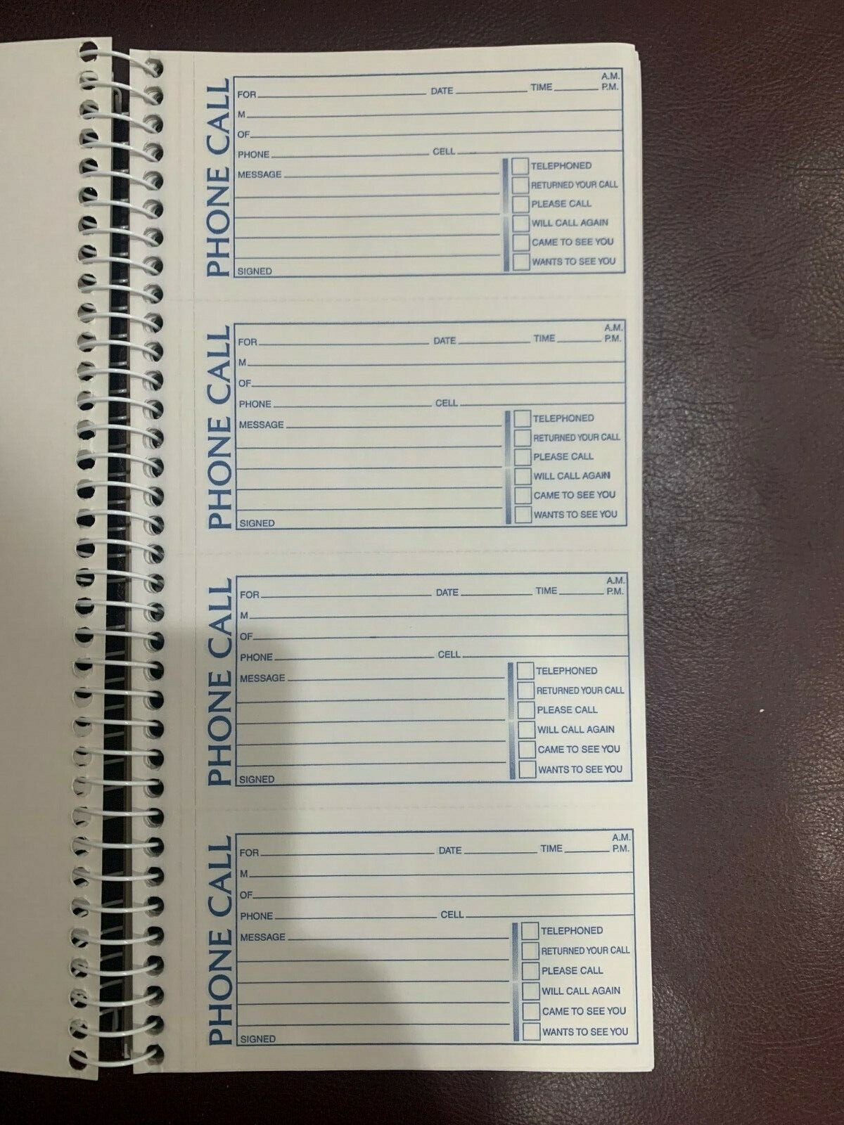 TOPS 4003 Phone Message Book, Carbonless Duplicate-5 PACK