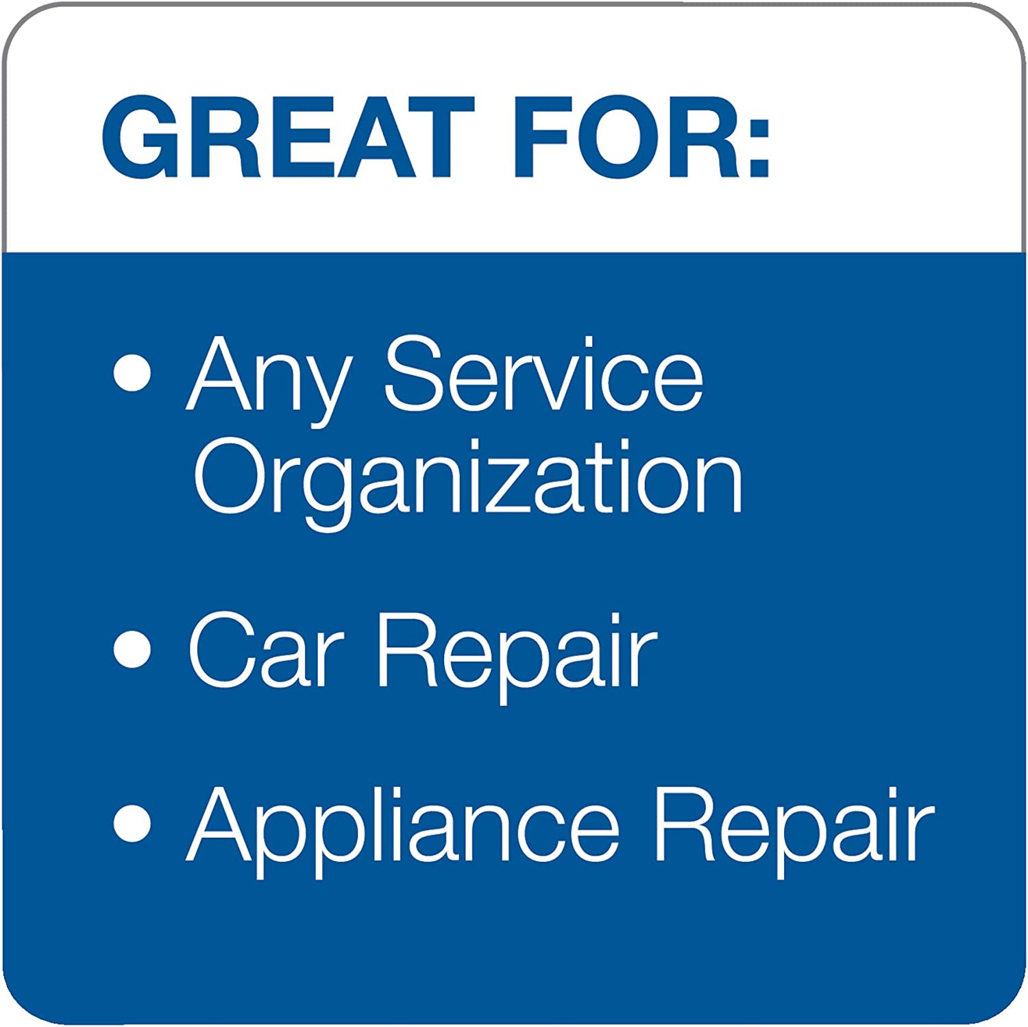Adams Service Order Form, 3 Part, Carbonless, 5 2/3″X9″ Inch, 250 Sets per Pack