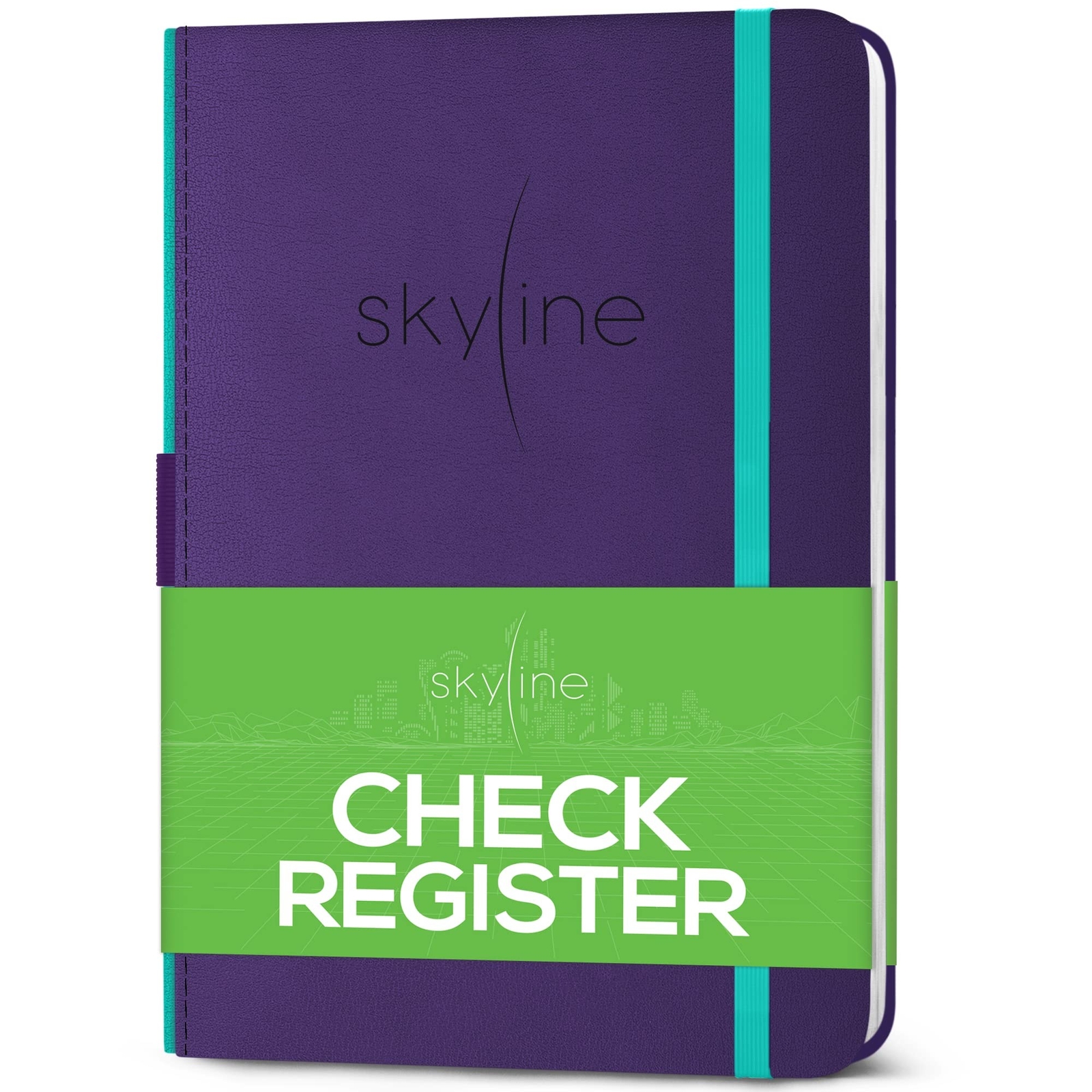 Skyline Check Register – Accounting Ledger Log Book for Income & Expenses – T…
