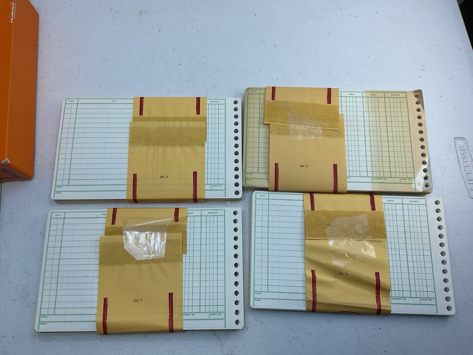 Wilson Jones Multiple Ring Ledger Sheets Binder Paper Refill 758-50 5 X 8 1/2