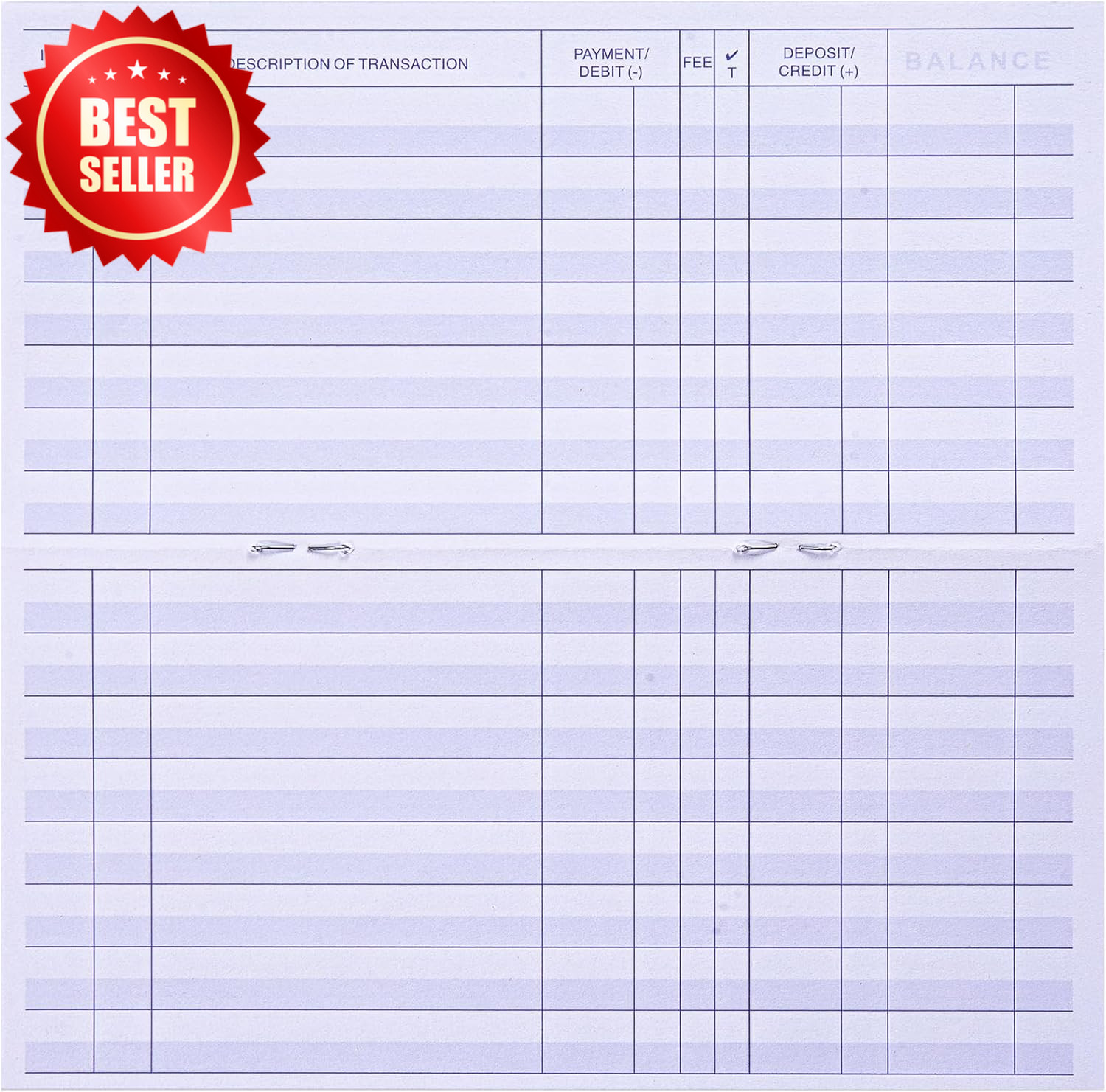 24 Pack Checkbook Register Ledger Book Personal Transaction Easy Read US