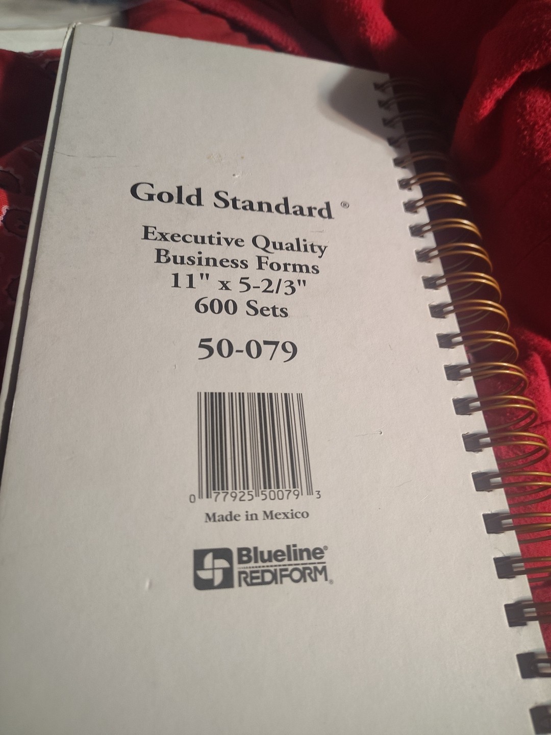 Telephone Message Book Gold Standard Rediform 2 Part Carbonless 600 Sets New