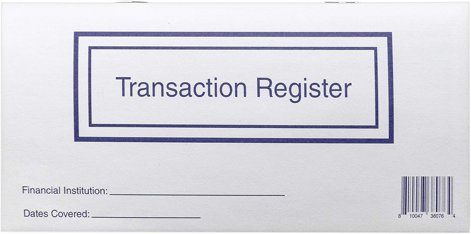 Checkbook Registers for Personal Checkbook, Ledgers, 2024-2025-2026, Pack of 10