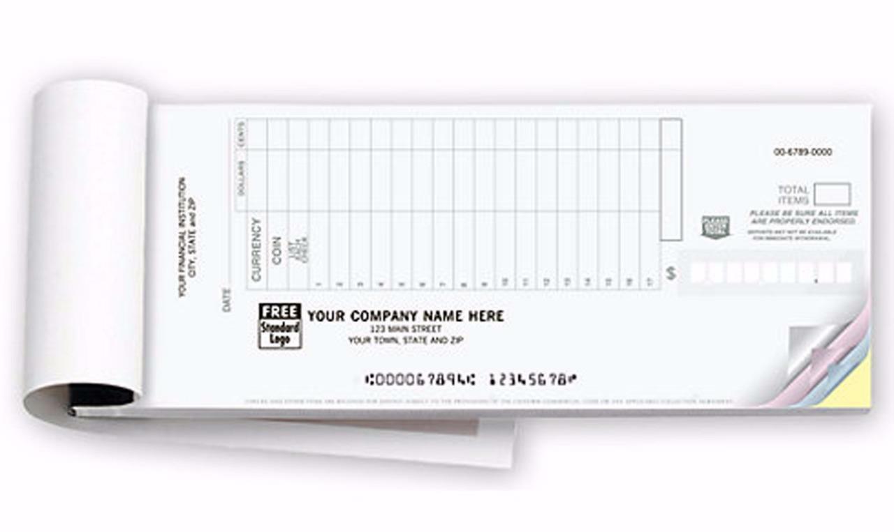 Deposit Tickets Classic Version / 8 7/8″ x 3 3/8″ / Nebs/Deluxe 100018