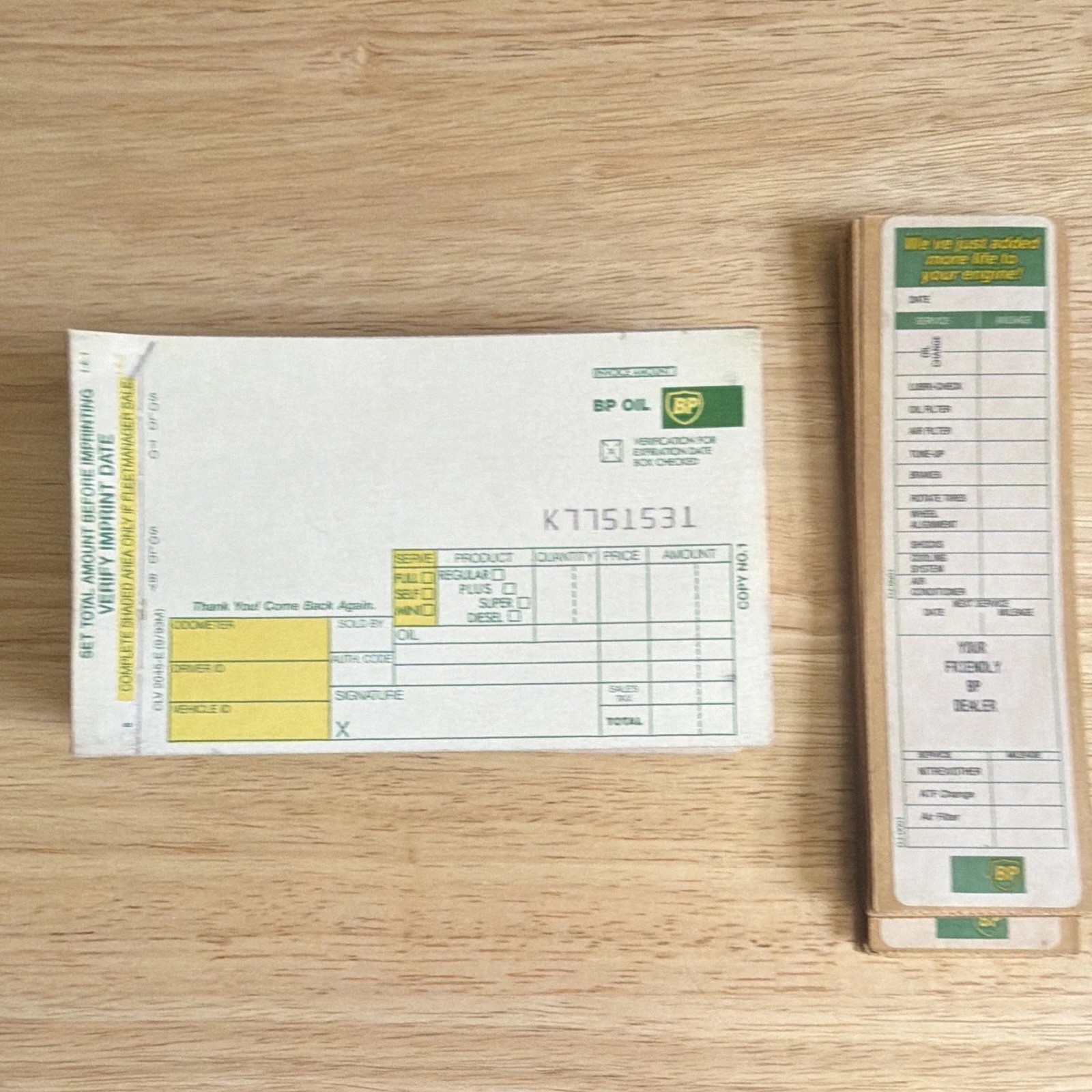 BP Invoices Invoice/Receipt Multi-Part Form Pads, Model/MPN K7151531