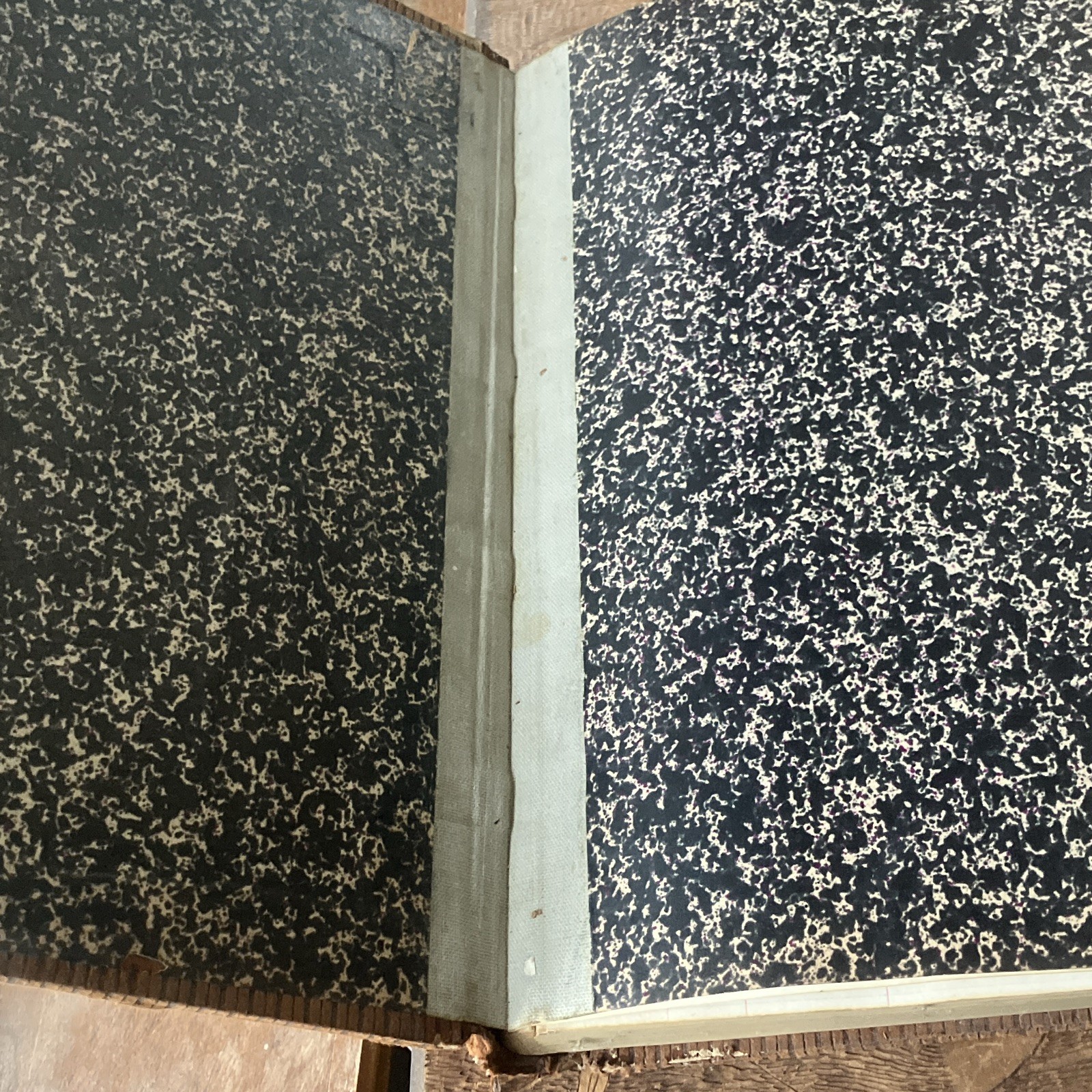 Antique 19th century Hardcover Blank Ledger .
