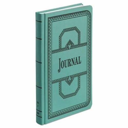BOR66500R Record/Account Book, Record Rule, Blue, 500 Pages, 12 1/8 x 7 5/8