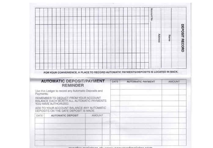 Checkbook Registers 12 Pack 2025-2027 Calendar Check Register Ledger