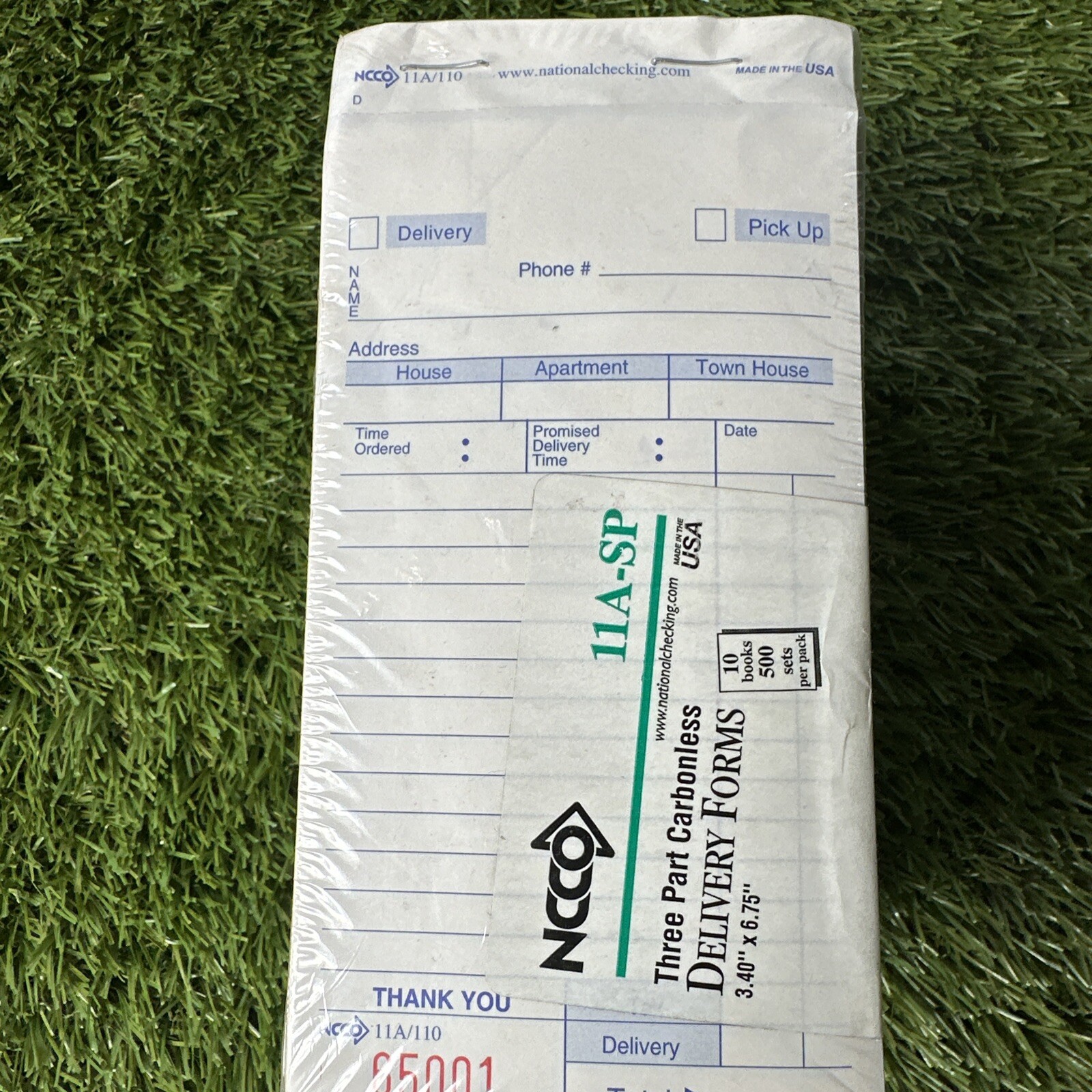 Delivery Order Form Paper Carbonless 3 Part Book 50 Sheets 10 Pack 500 Sheets