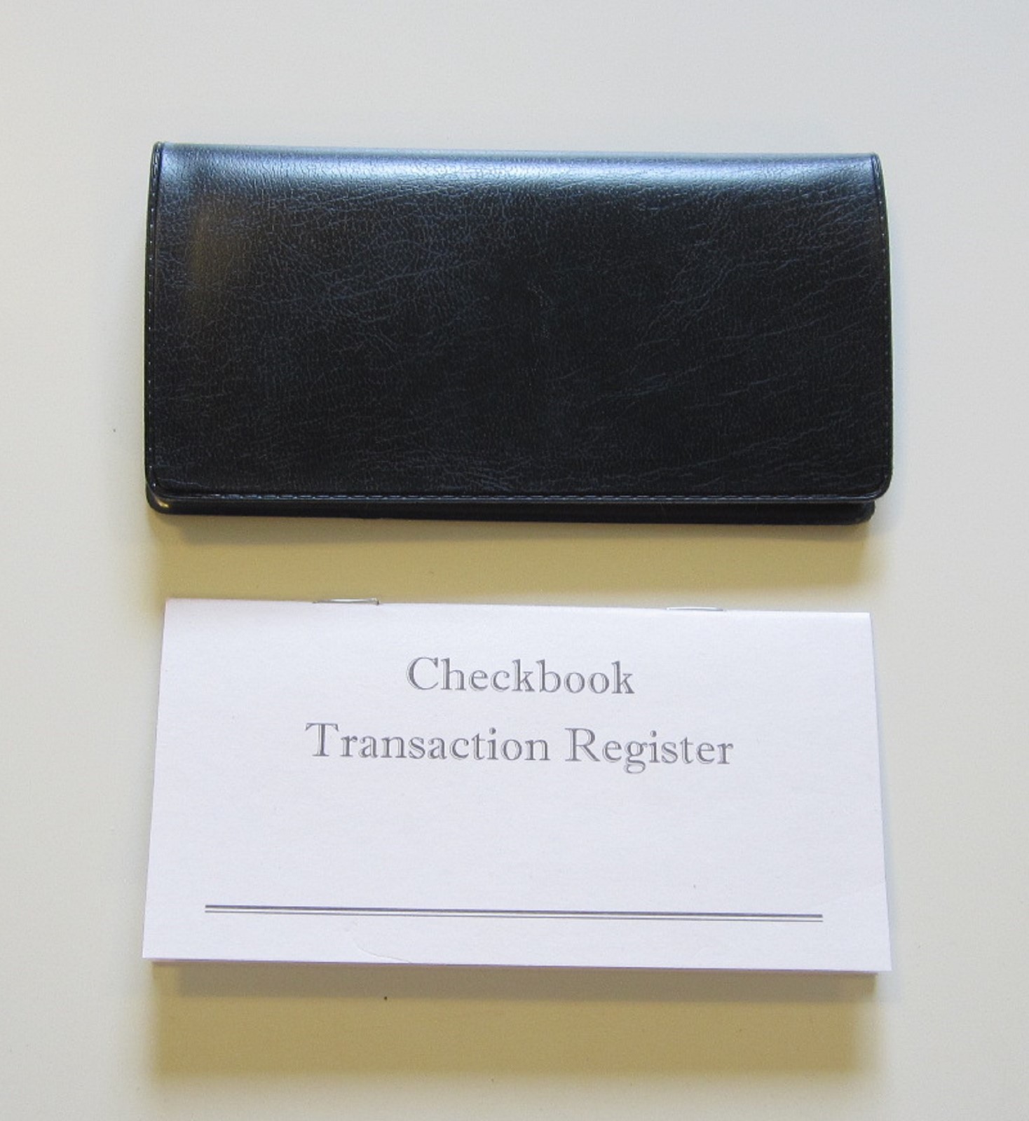 1 NAVY BLUE MARBLE VINYL CHECK BOOK COVER & 6 CHECKBOOK TRANSACTION REGISTERS