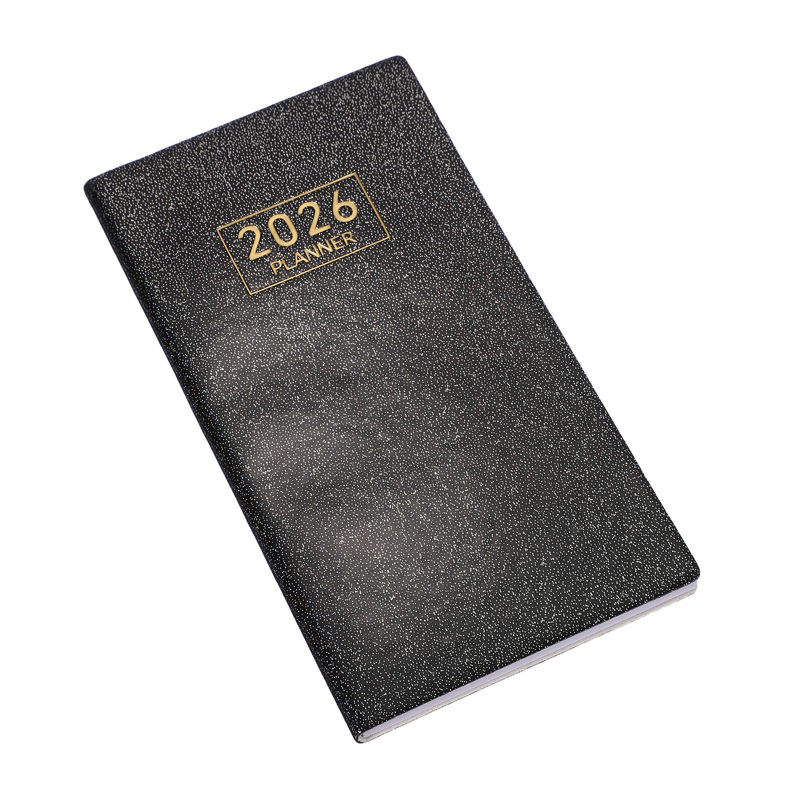 Daily Planner Notebook, 6.8 x 3.8″ 2026 to Do List Notebook, Star Black