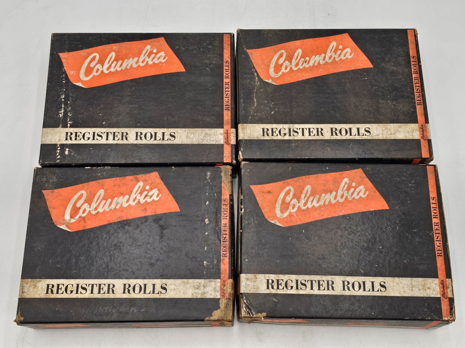 Vintage Columbia Carbon Register Roll Semi Blue 2 ply 6 7/8″ Wide