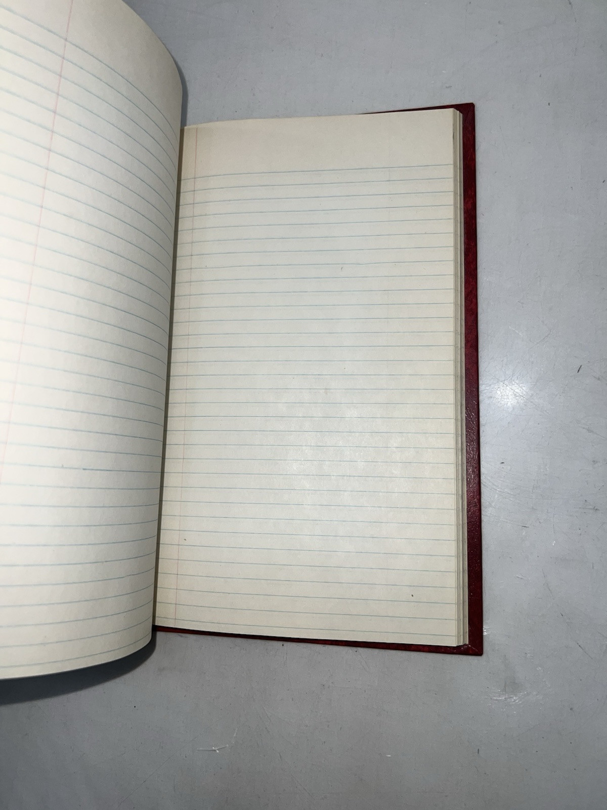 Vintage Record Book of Lined Pages Original Account Ledger Vernon 160 Pages READ