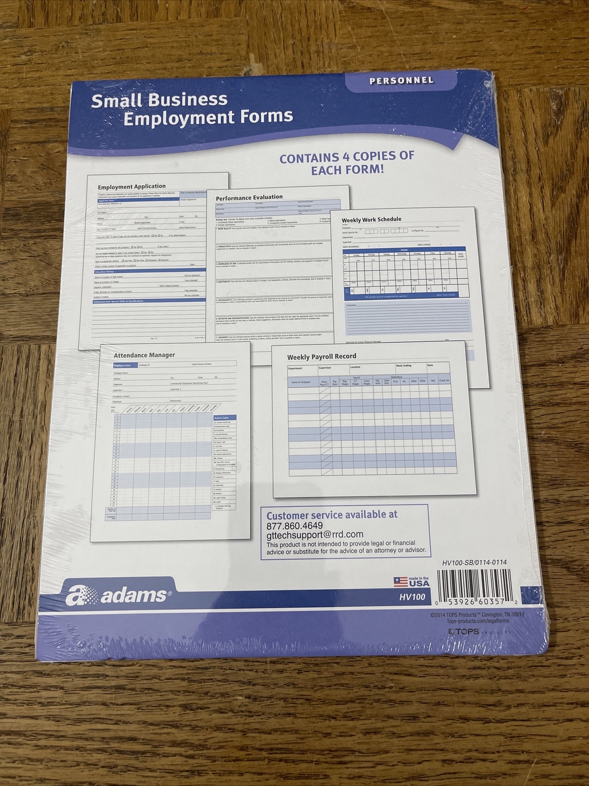 Adam’s Small Business Employment Forms