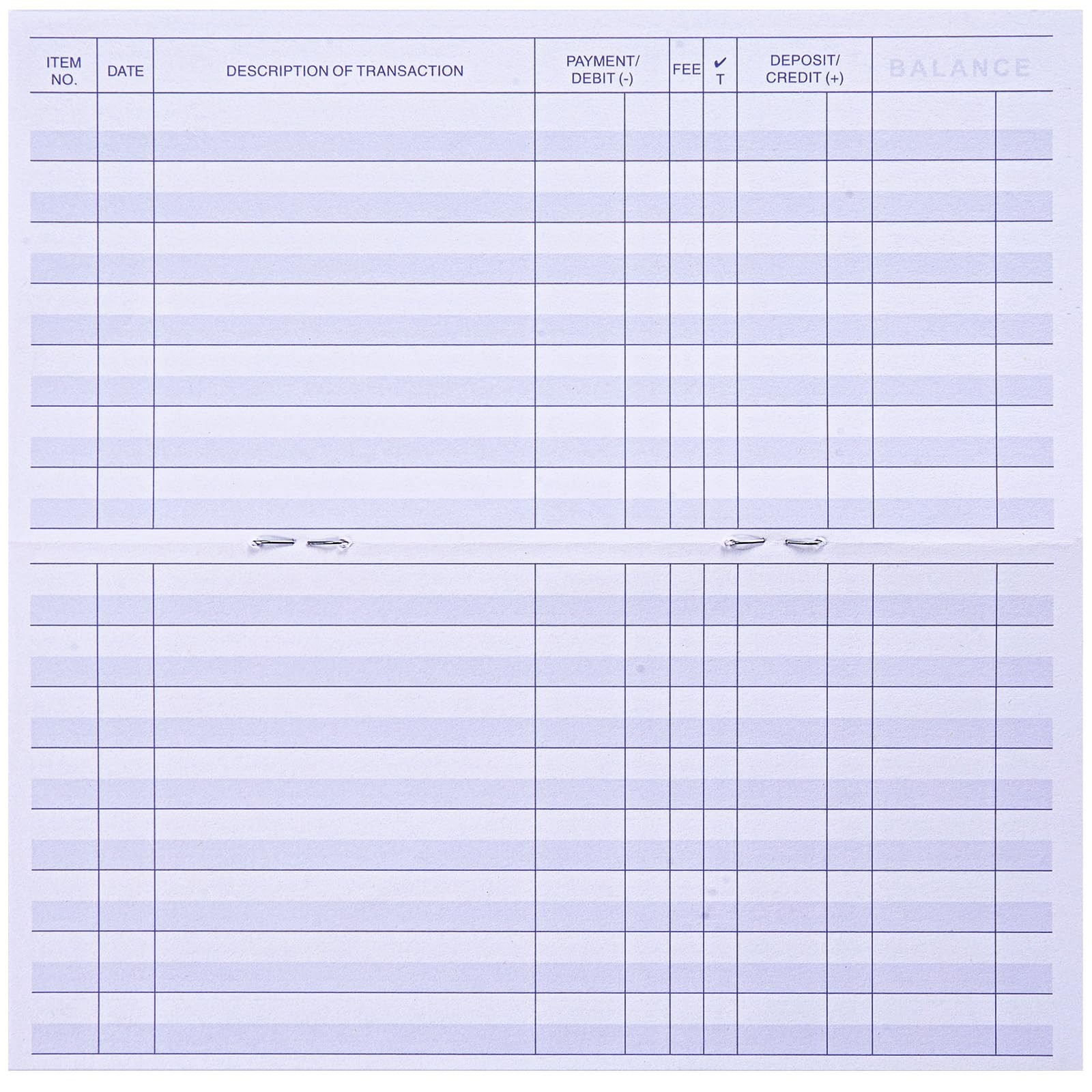 24 PCS Check Registers for Personal Checkbook, Easy to Read Checkbook Register