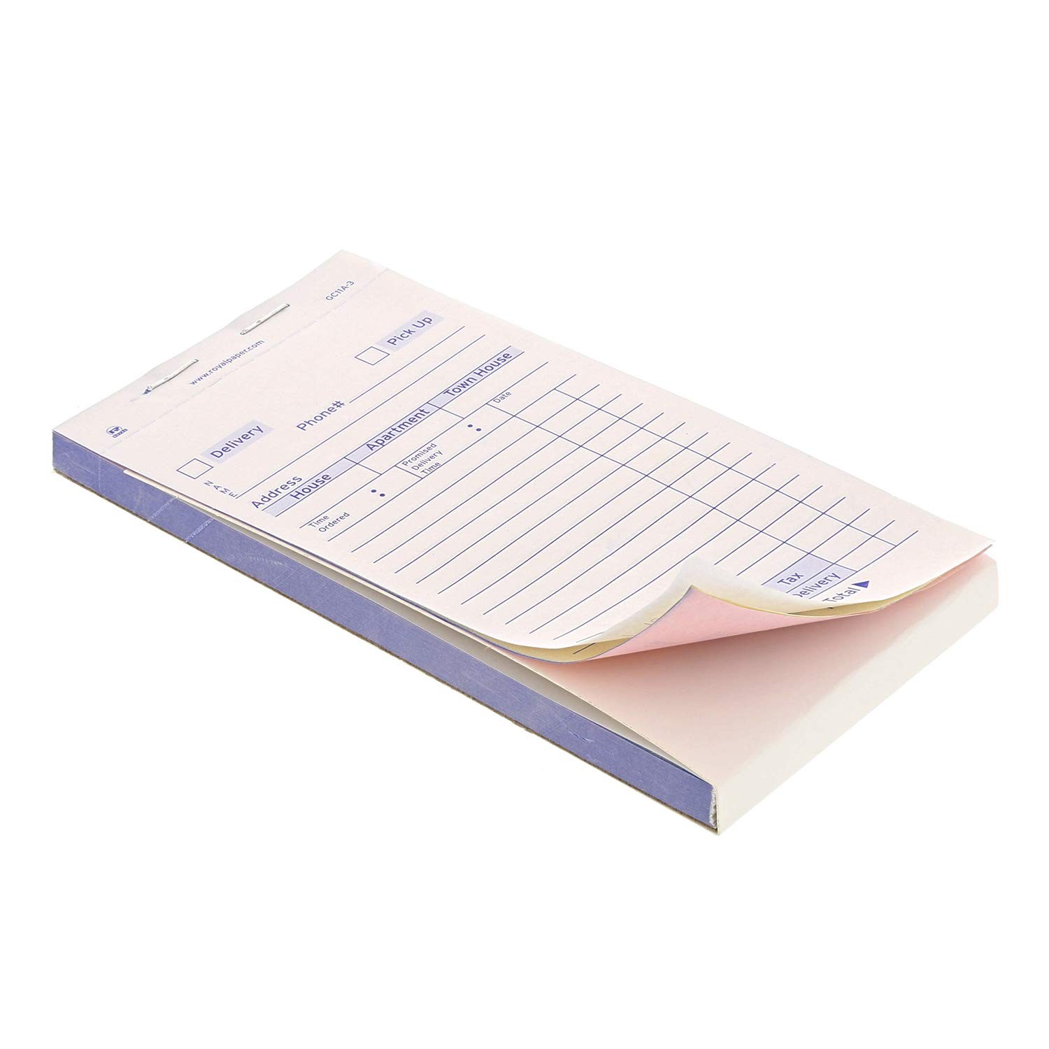 Amercareroyal Guest Check Pad 14 Lines Three-Part Carbonless 3.4 X 6.69 50
