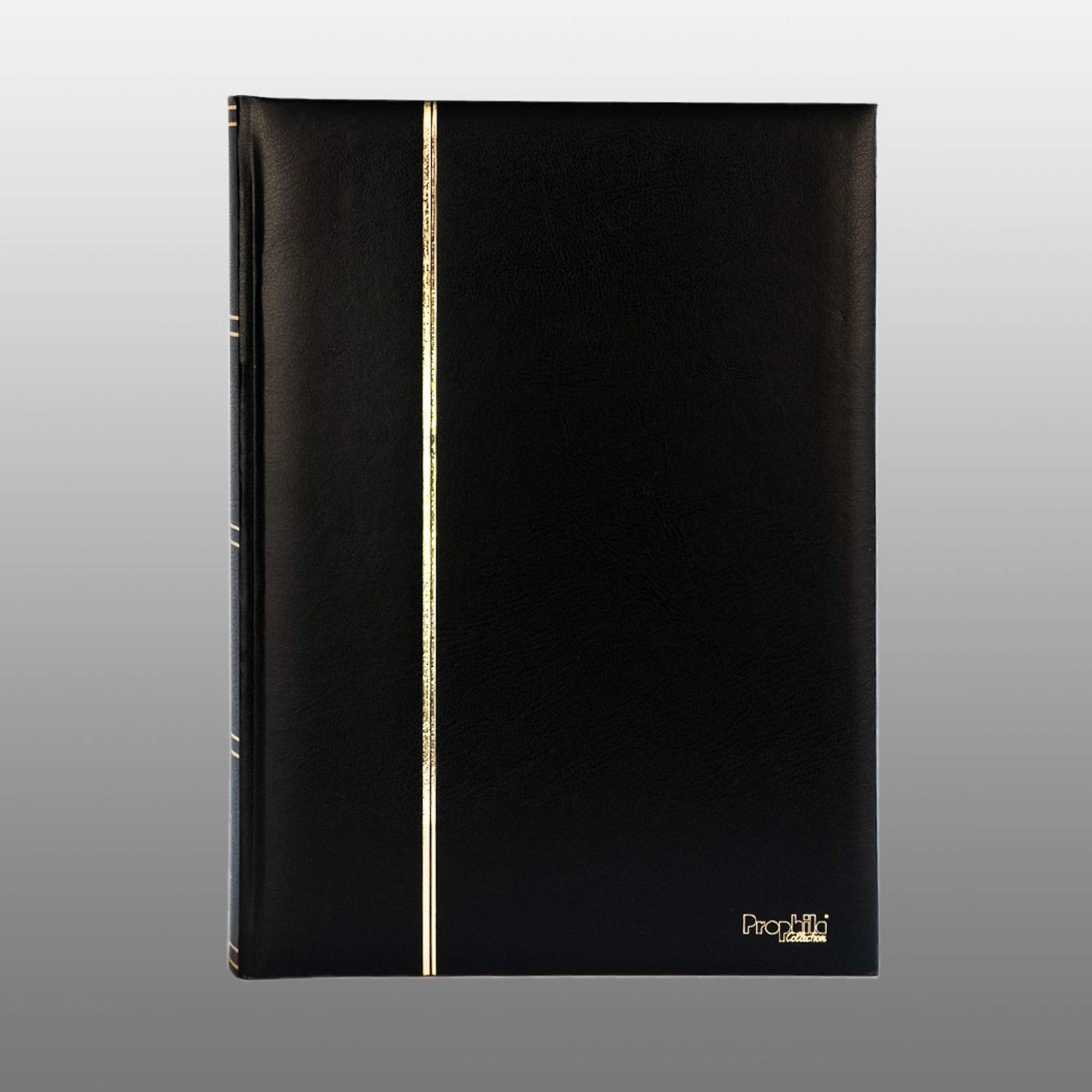 Prophila stockbook Stamp Album (New) 60 White Sides, Black Cover ys/m,