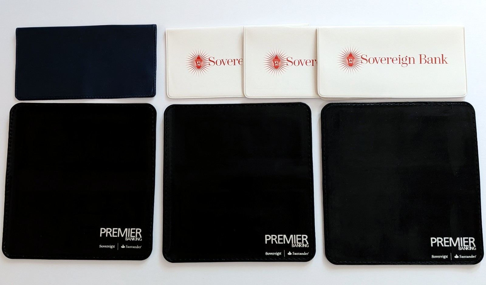 21 Check Transaction Registers, 6 Sovereign Santander Bank Checkbook Covers + 1