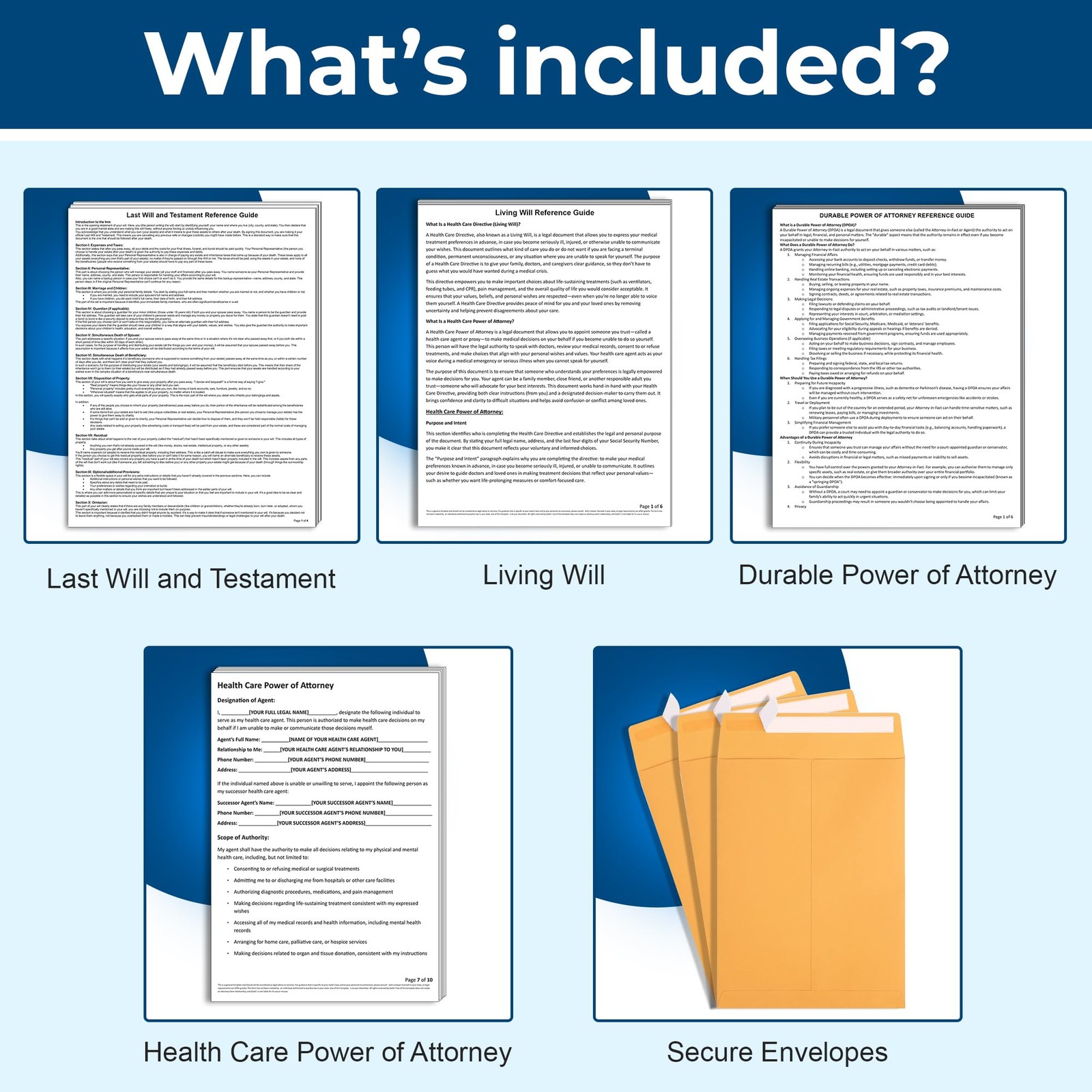 Complete Estate Planning Kit & Will Planner – Last and Testament,…