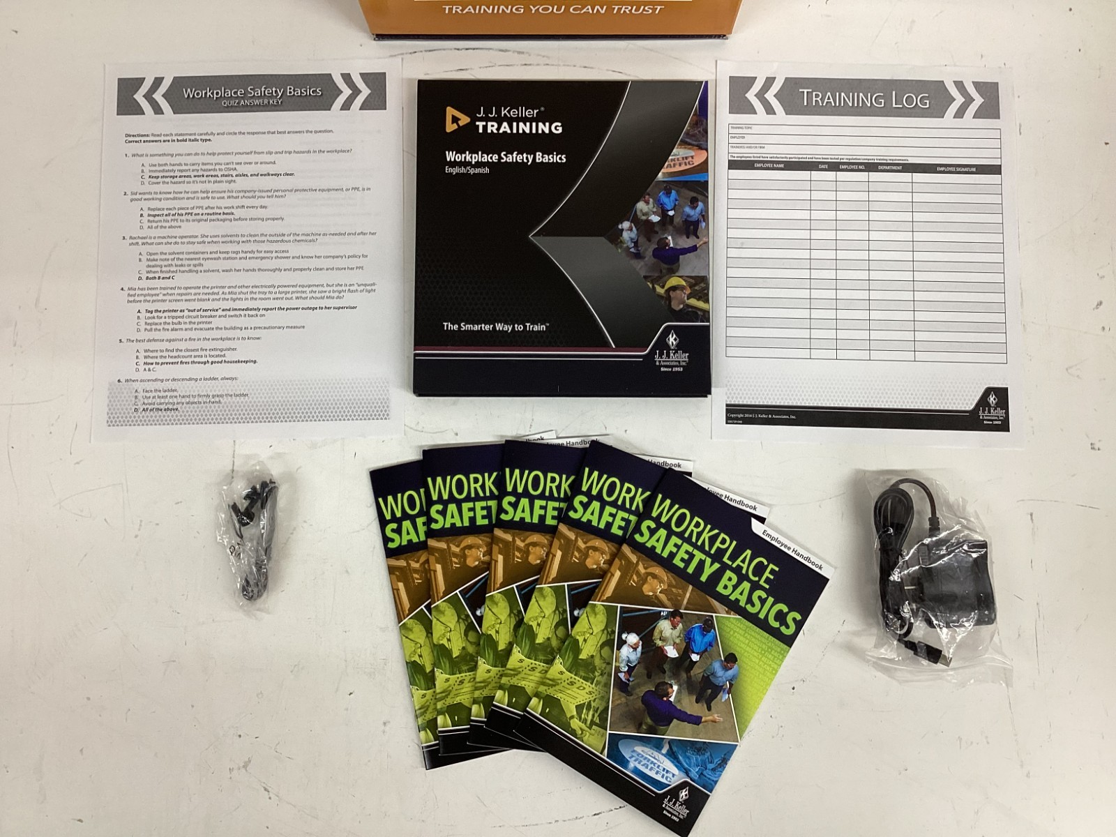 JJ KELLER Workplace Safety Basics Training Program Video Book Kit