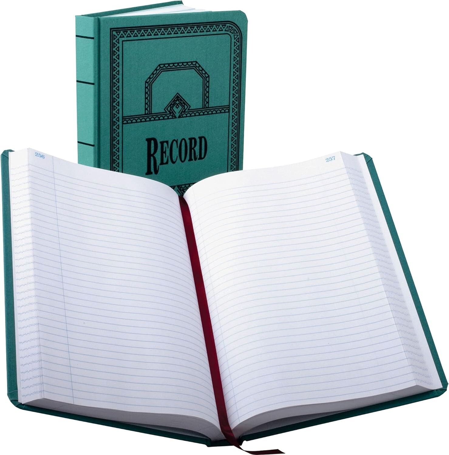 Canvas Account Book, Record, 16 Lb., 12 1/8″ x 7 5/8″, 500 Pages, Blue