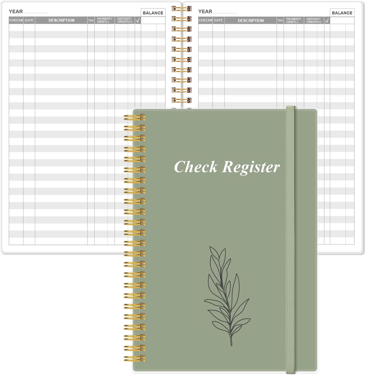 Check Register Checkbook Expense Ledger Book for Personal and Small Business