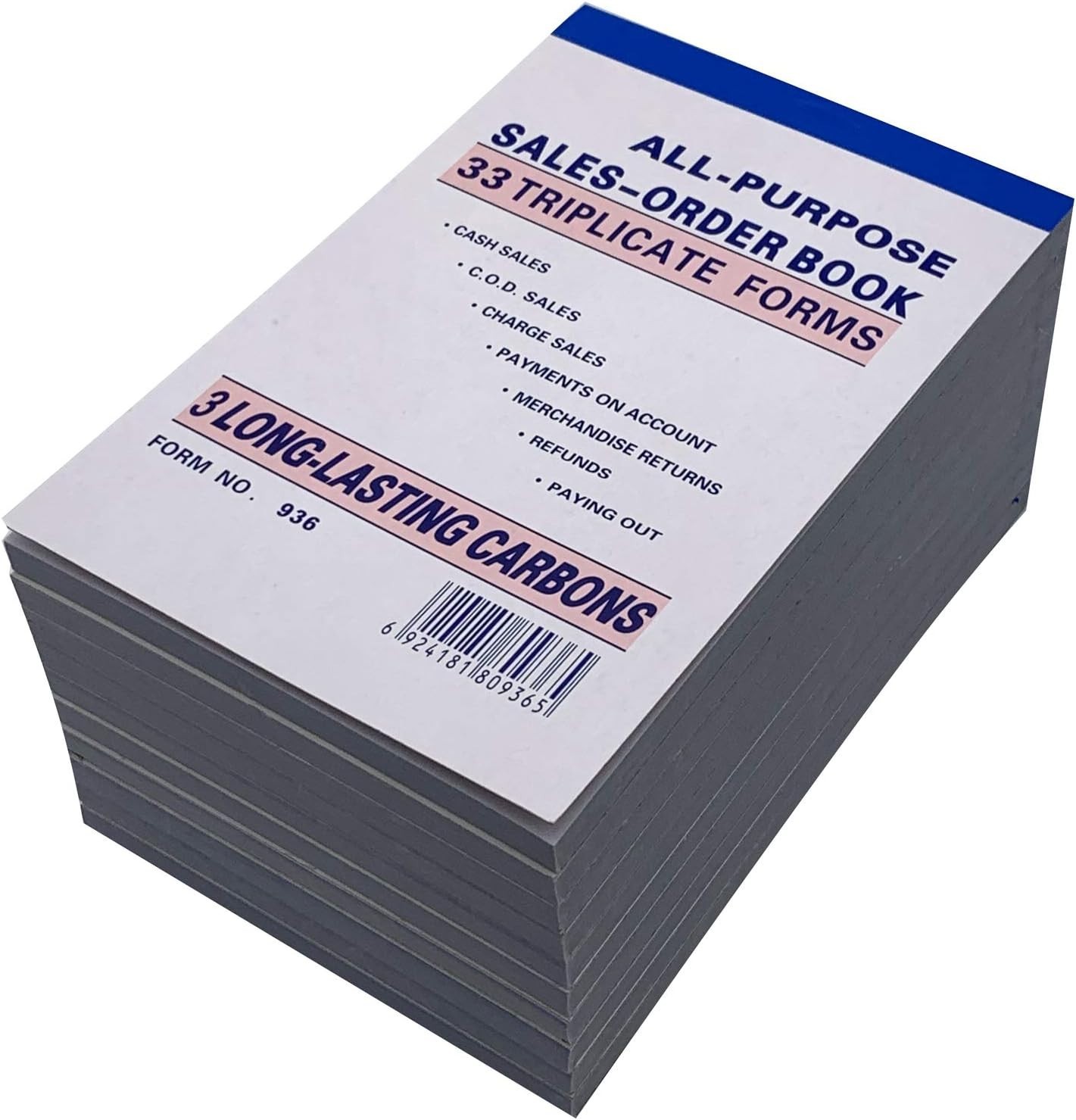 Lot of 10 Sales Order Book 33 Triplicate Forms Carbonless 3 Copy’s