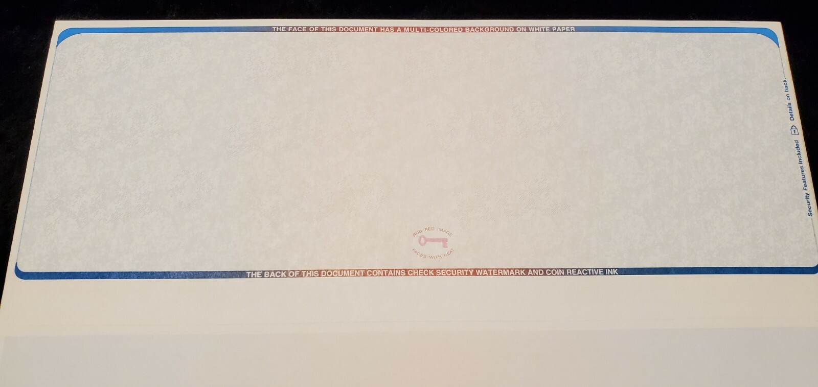 Versa Check Refills Classic Business Style 250 Blank Check / 3 Part page 1 Pack