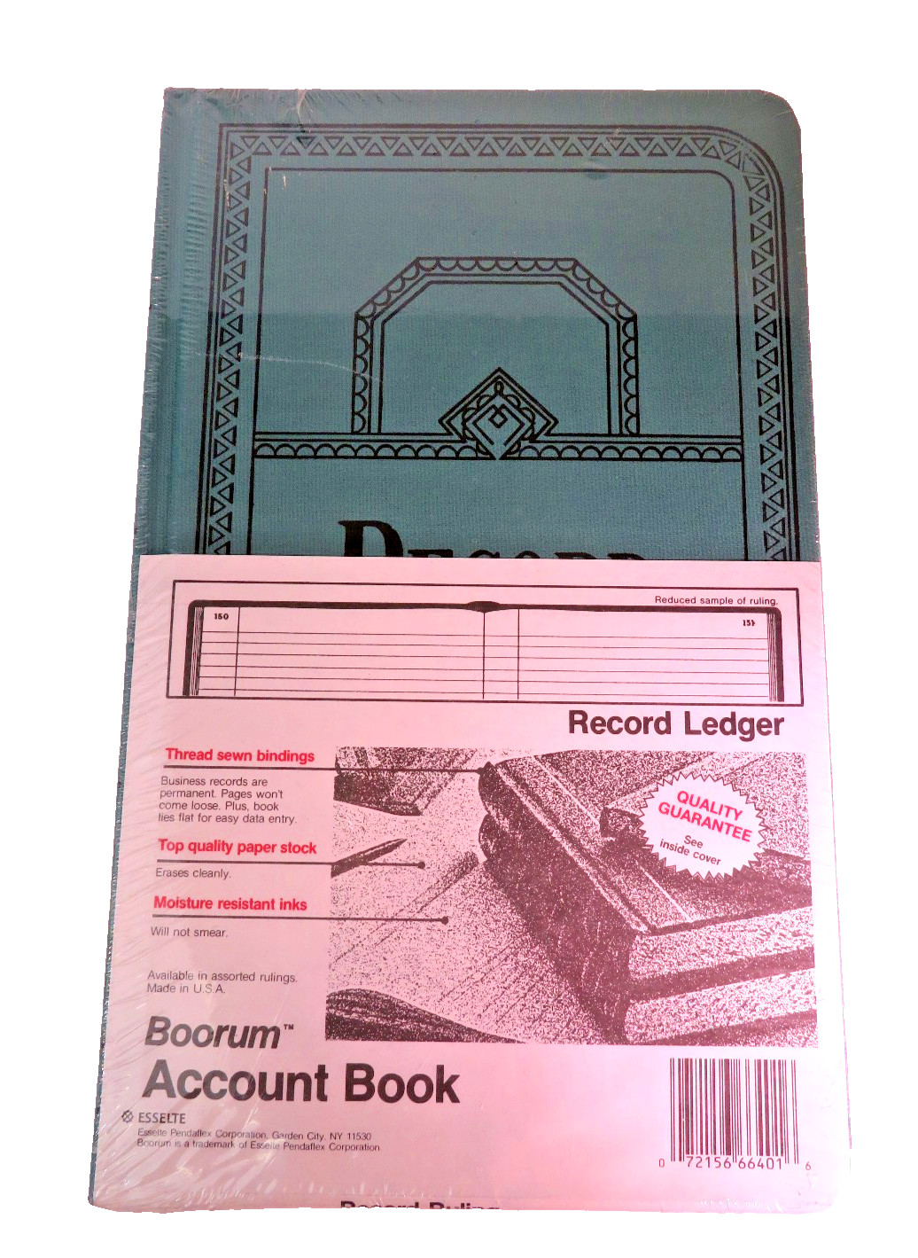 Boorum&Pease Record/Account Book Record Rule 150 Pages 12 1/8 x 7 5/8 *66-150-R*