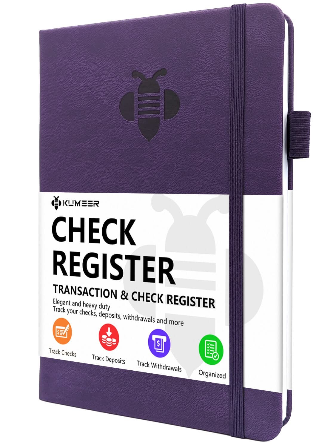 KUMEER Check Register – Elegant Check Registers for Personal Checkbook with C…