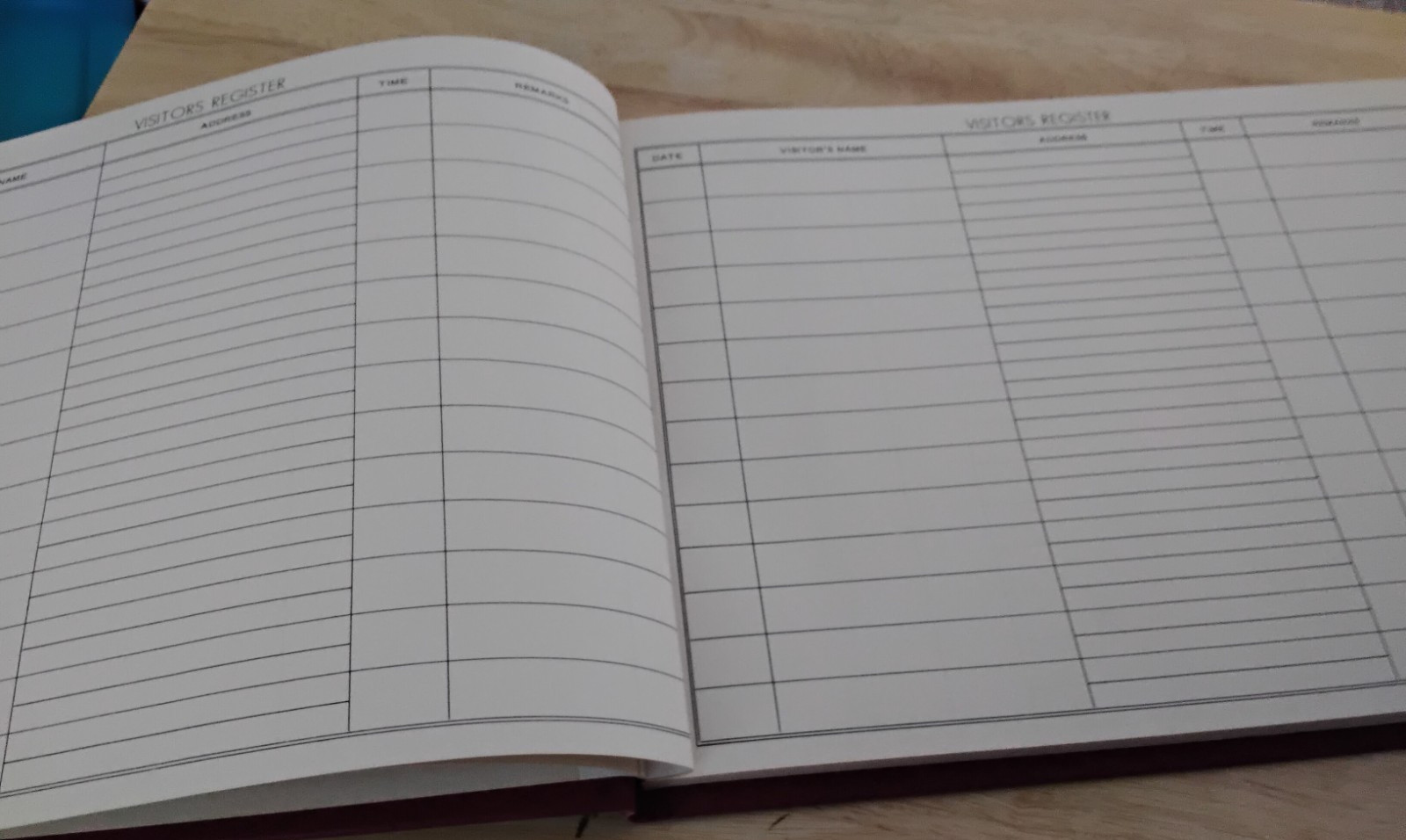 VINTAGE SHAW’S S 490 LARGE COMMERCIAL VISTORS REGISTER