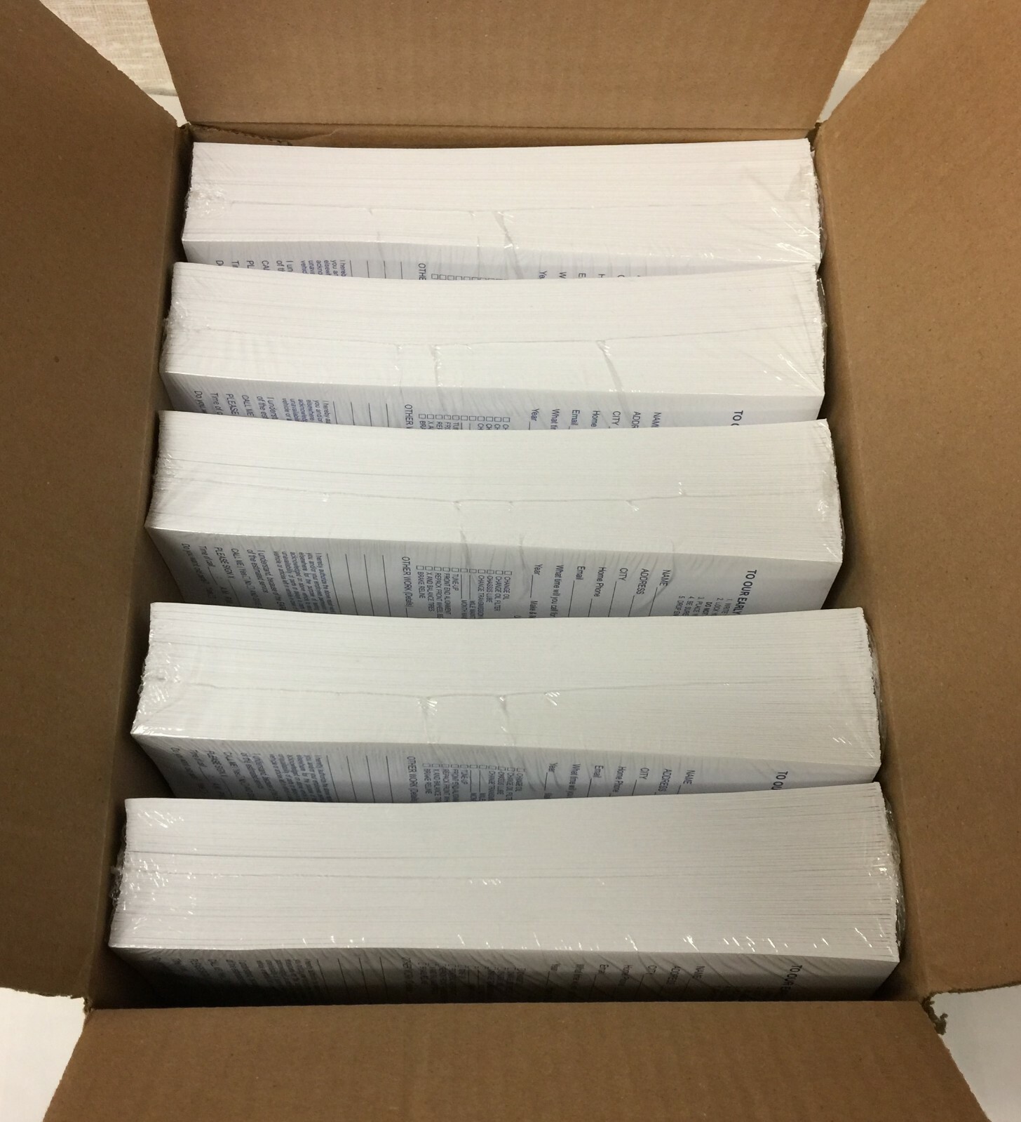 Drop Off Envelope for Auto Service 6 x 9 – 500 Qty. EBE-7170-SL (R42)