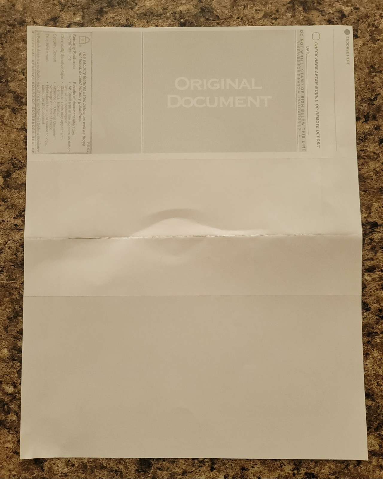 Top Blank Format ▪︎ Check Stock ▪︎ 500 Checks ▪︎ 0BLT8310 ▪︎ (Blue Diamond)