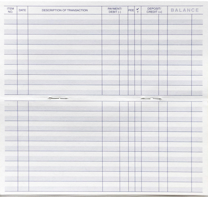 10 Pack Checkbook Register 2026-2028 Personal Transaction Ledger