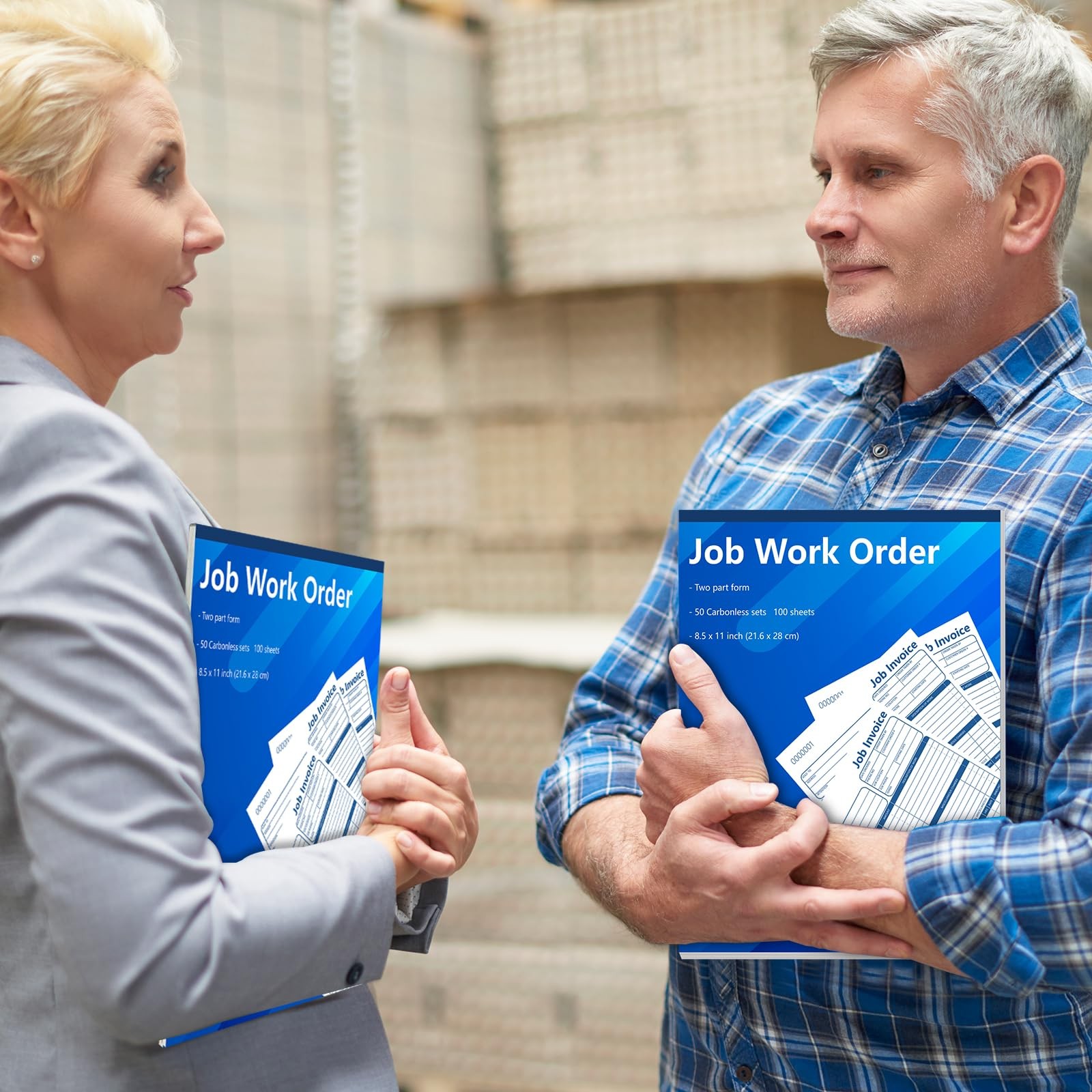 50 Set Job Work Order Forms Invoice