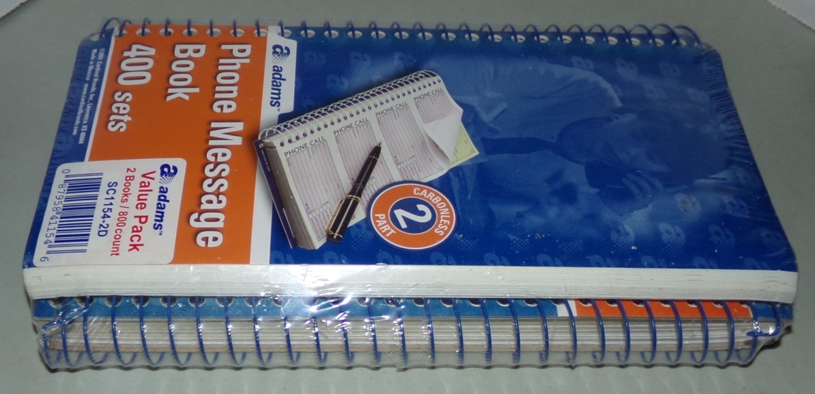 Adams Phone Message Value Pack 2 Books 800 Count Carbonless 2 Part SC1154-2D