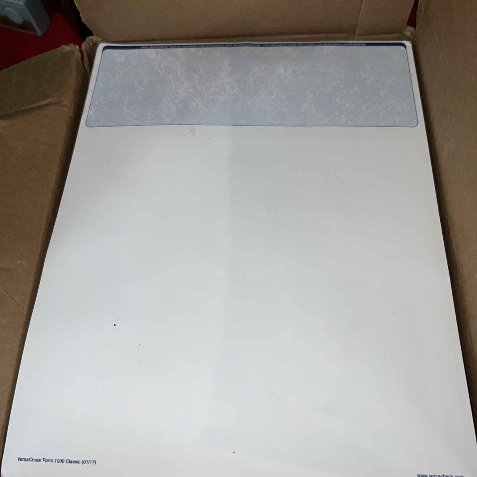 1,000 Sheets VersaCheck Security Business Check Refills BLUE CLASSIC 10BC04-6639