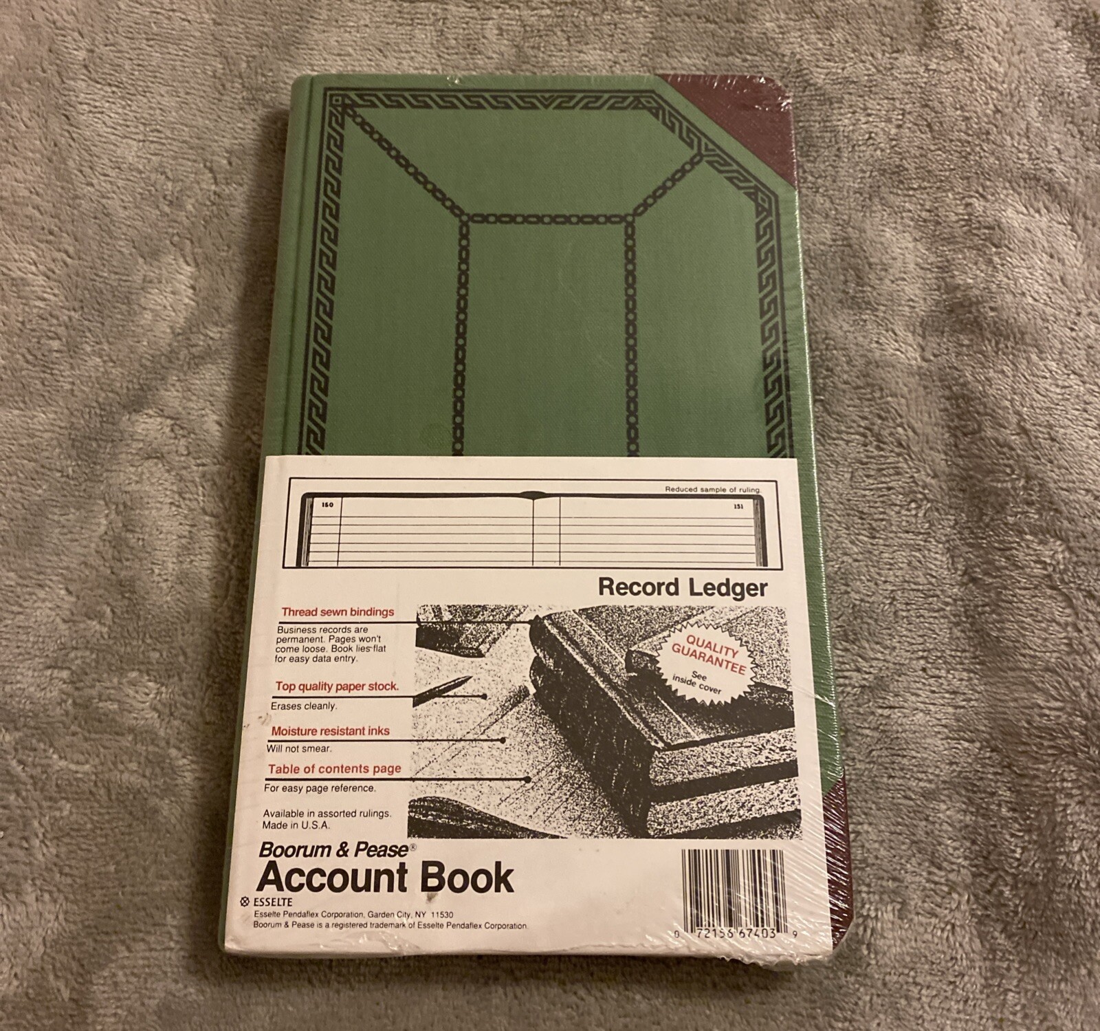 Boorum & Pease 6718300R Standard Blank Account Ledger Book NEW/SEALED