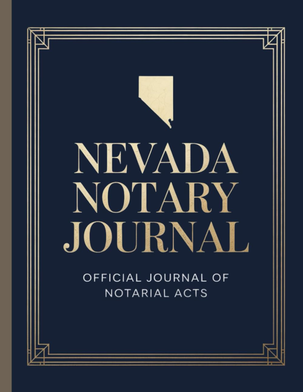 Nevada Notary Journal: Public Notary Log Book | 8.5 x 11, Over 200 Entries: Secu