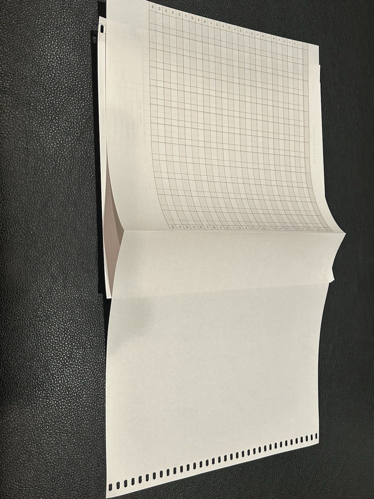 Accounting Journal ledger 50 ct Record of Charges & Receipts pegboard Pacesetter