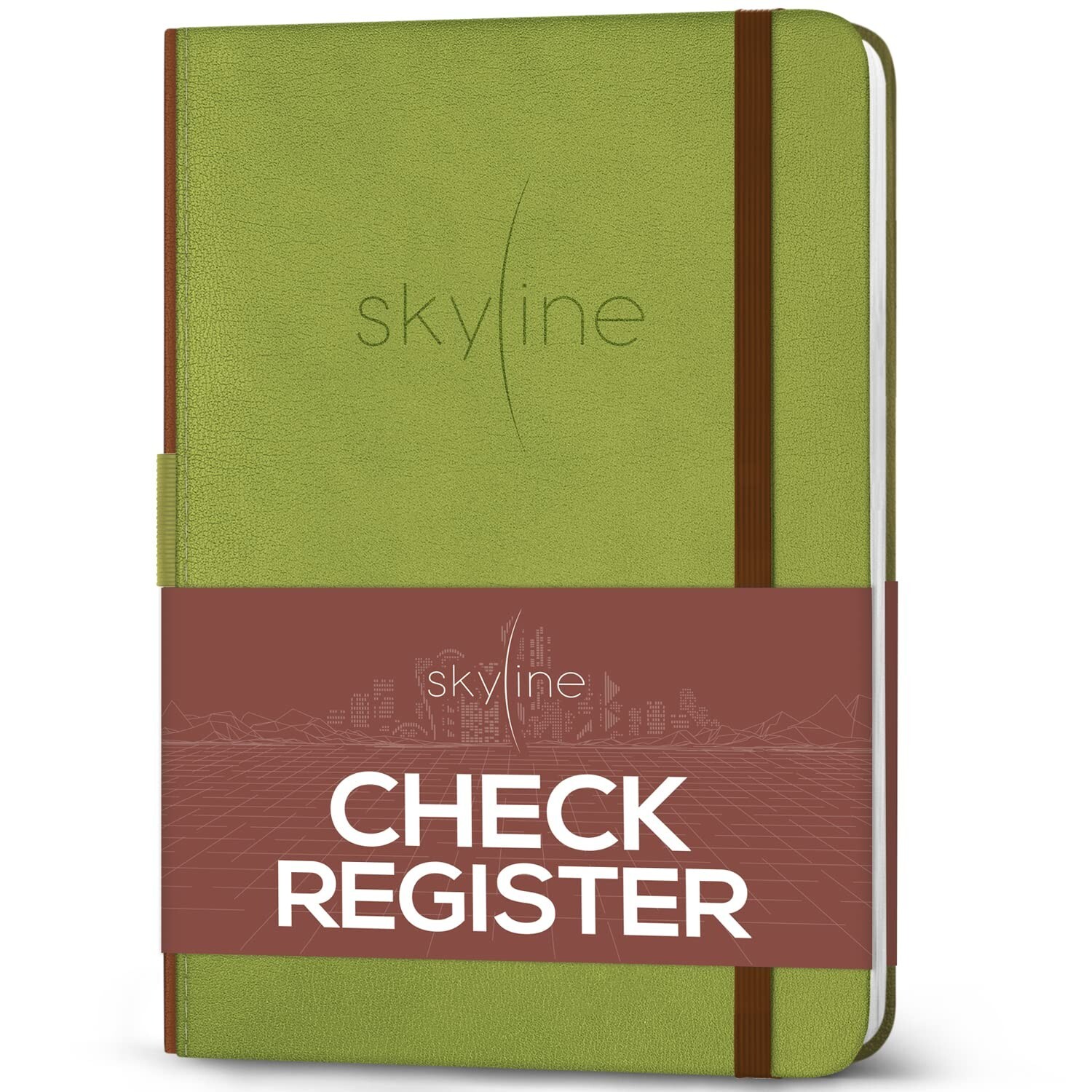Skyline Check Register – Accounting Ledger Log Book for Income & Expenses – T…