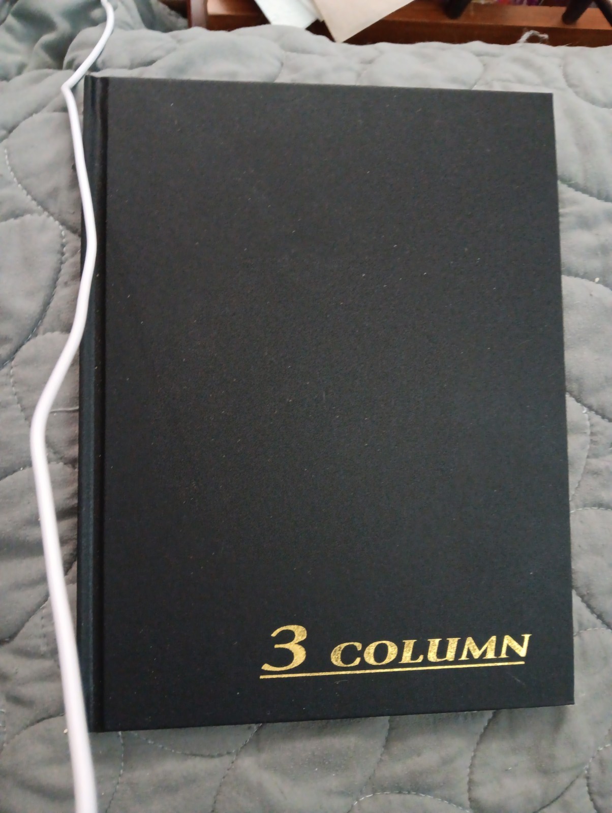 Adams Accounting Book 3-Column 80-Pages Hard Cover 7″x9.25″ Bookkeeping Office