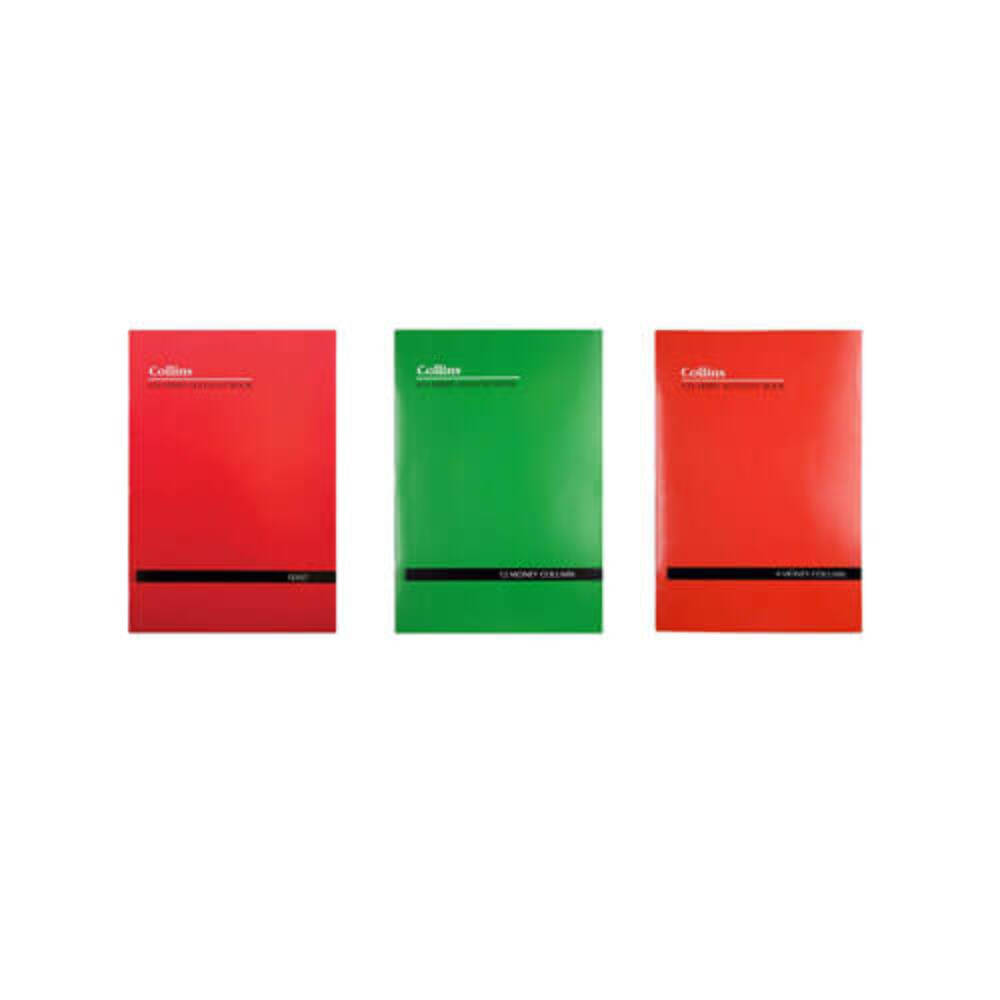 Premium Quality Collins Debden A24 Series Account Book Soft Red Cover A4 24 Page