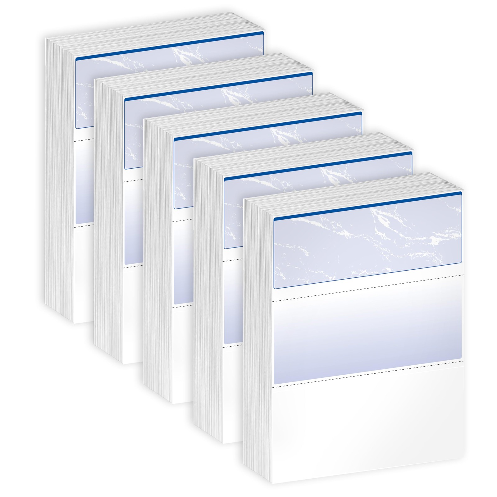 DocuGard Standard Blue Marble Top Check, 24 lb, 8.5 x 11 Inches, 2500 Sheets