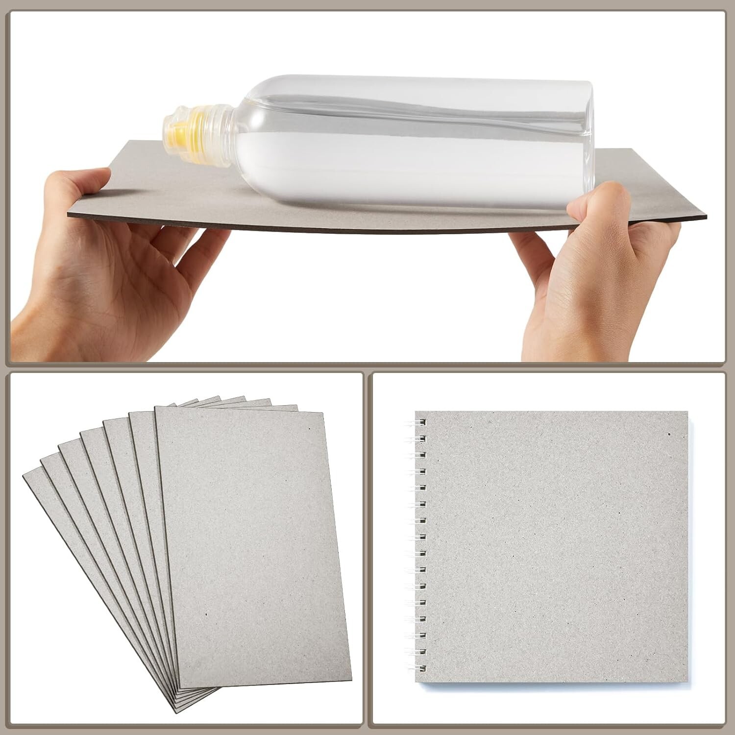 70 Pieces 70 PT 8.5 x 11 Inches Book Board 0.078 inches Thickness Binder Boar…