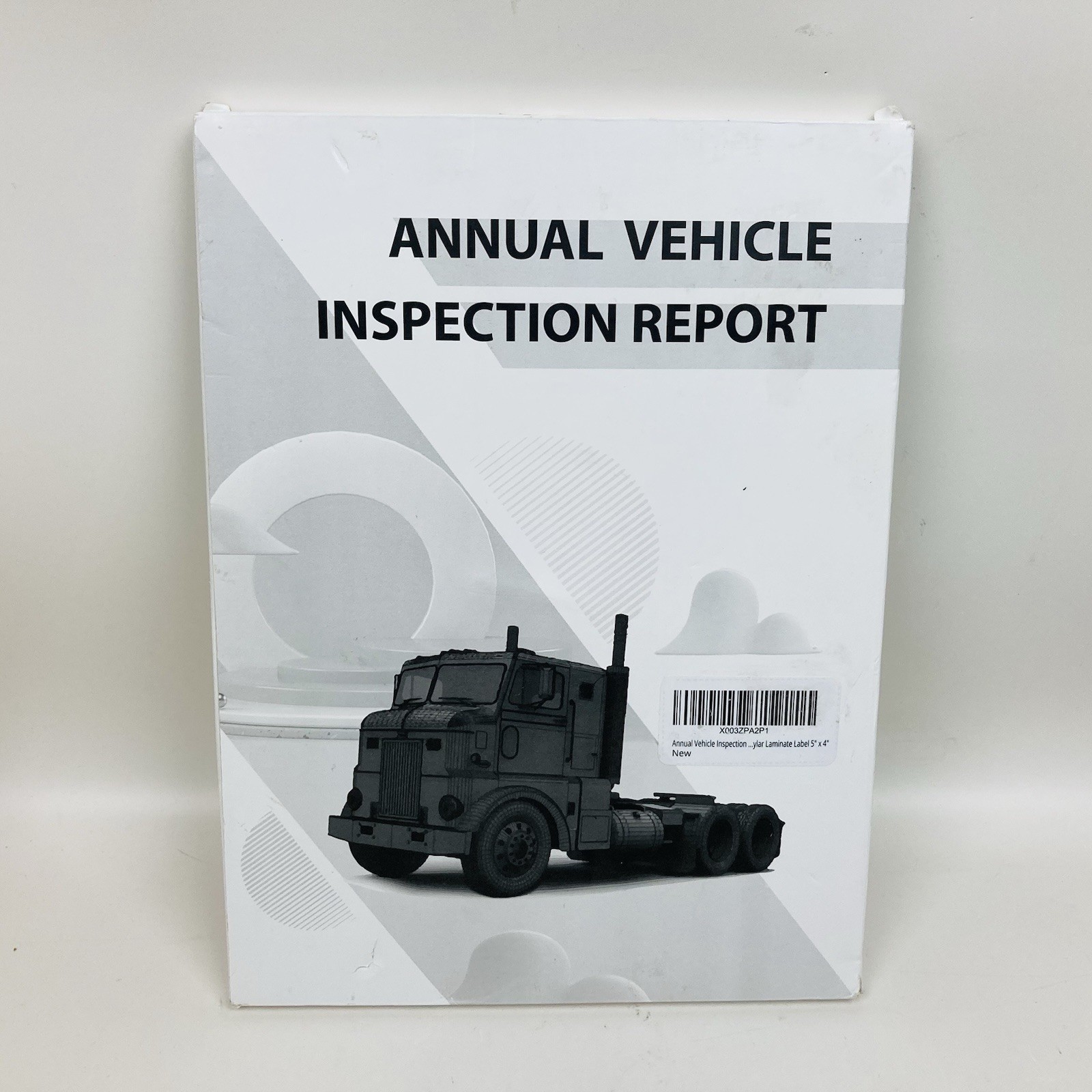 Annual Vehicle Report 25 Pack 3 Ply 5” x 4” Mylar Laminate Label DOT FMCSA
