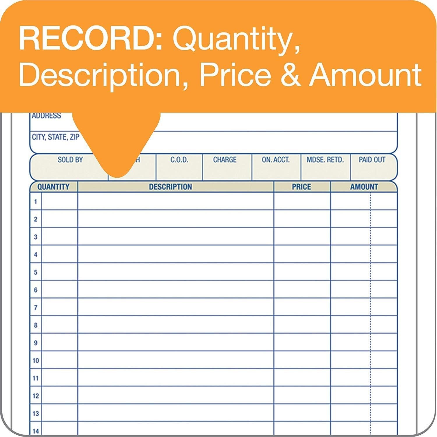 Bound Wraparound Cover Sales Order Book, 250 Sets Total