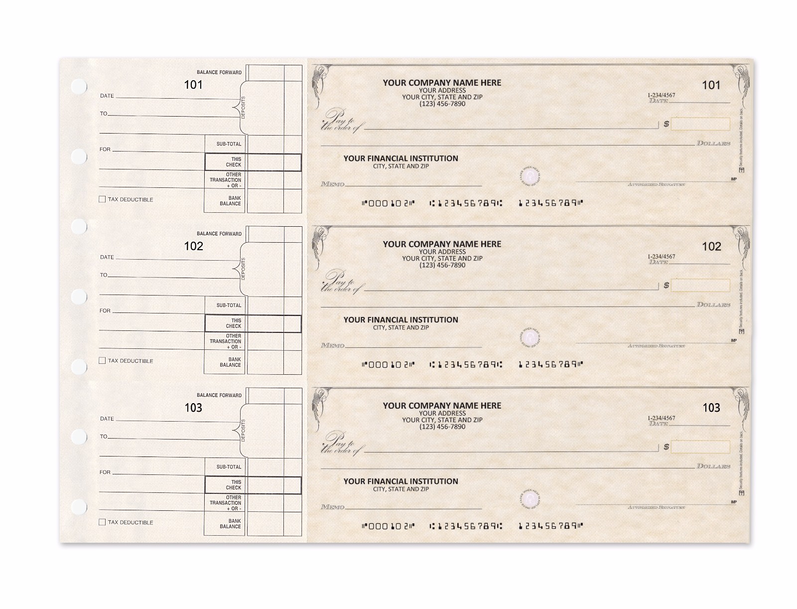 Manual checks business 300 Gold