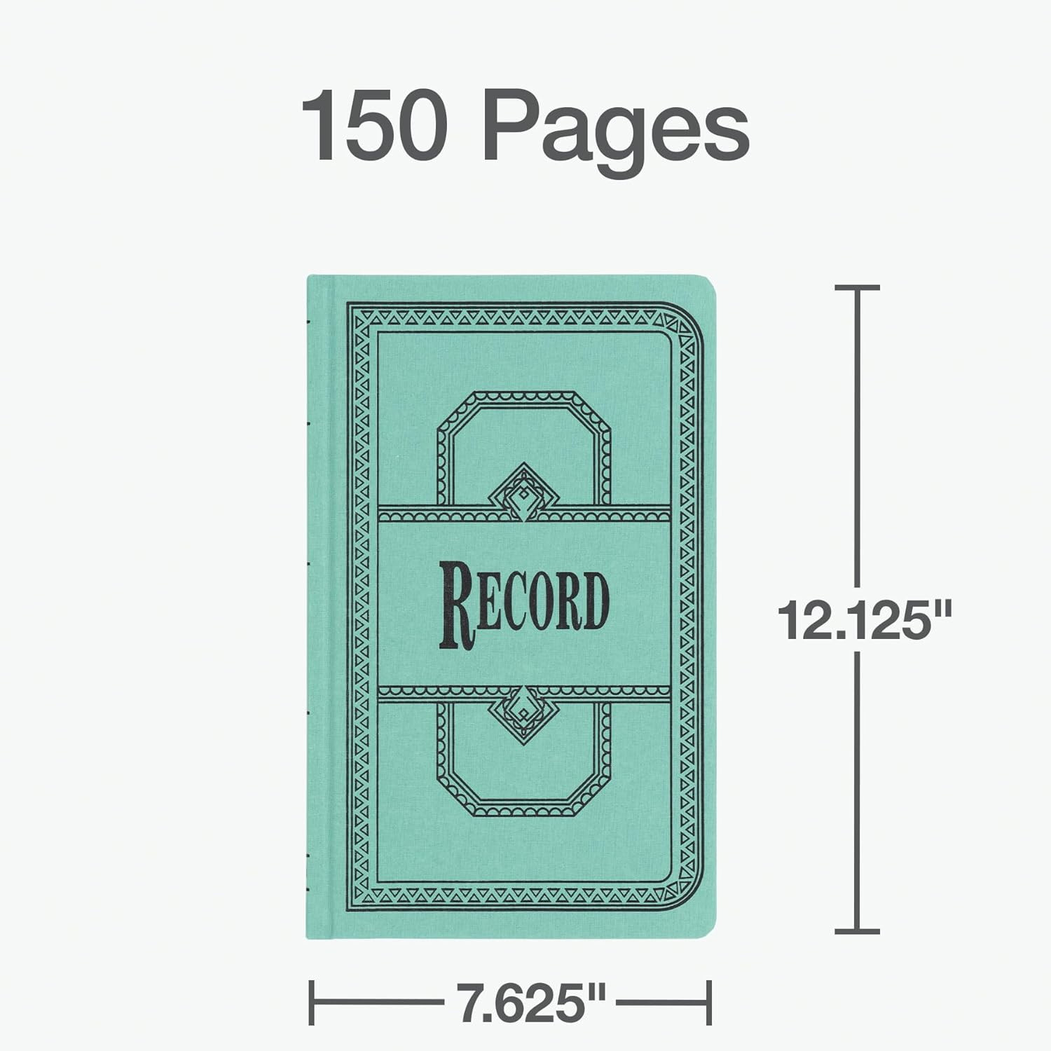 66150R Account Book, Record-Ruled, 150 Pages, 12-1/8-Inch X7-5/8-Inch, Blue